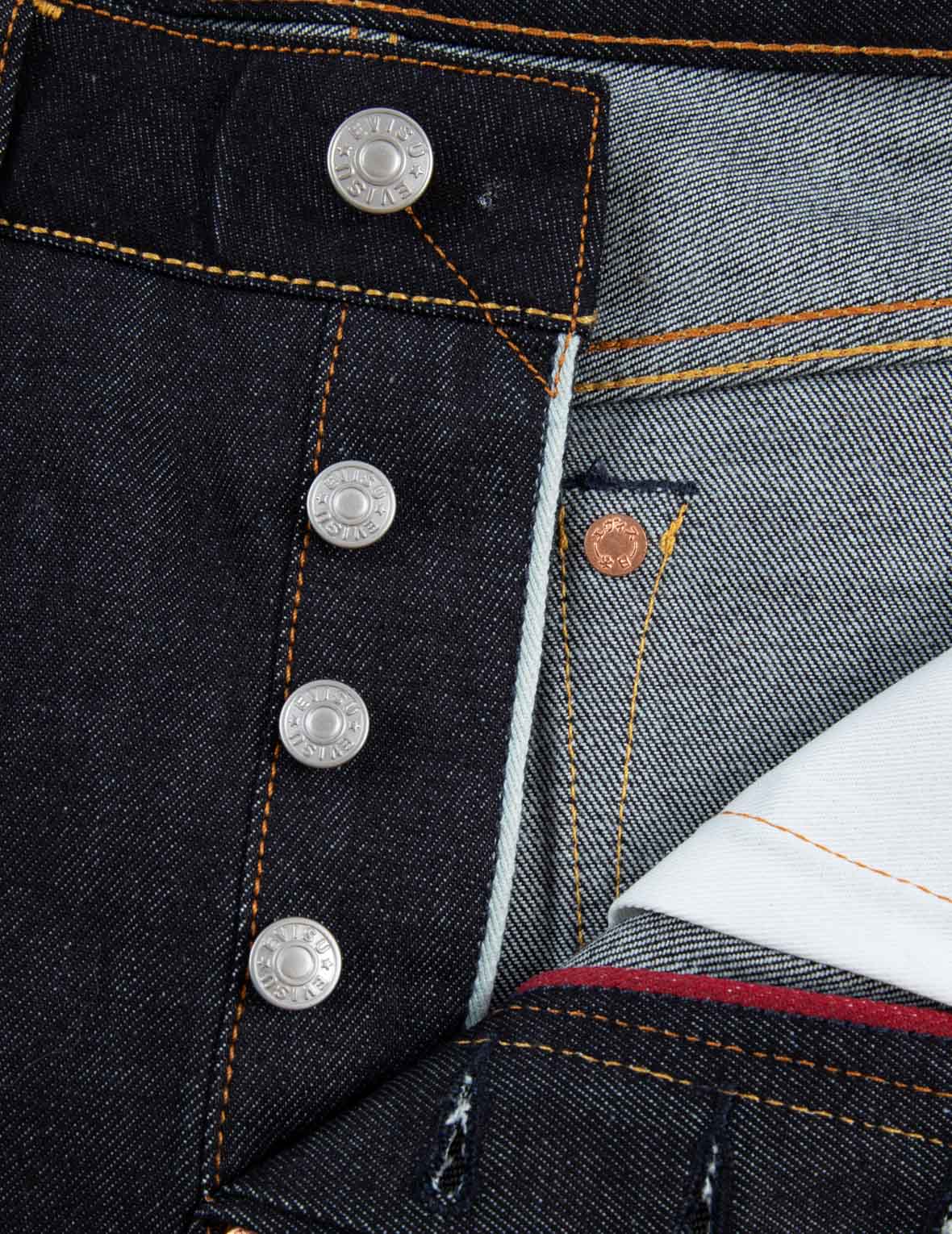 海鸥印花口袋窄脚牛仔裤 #2017