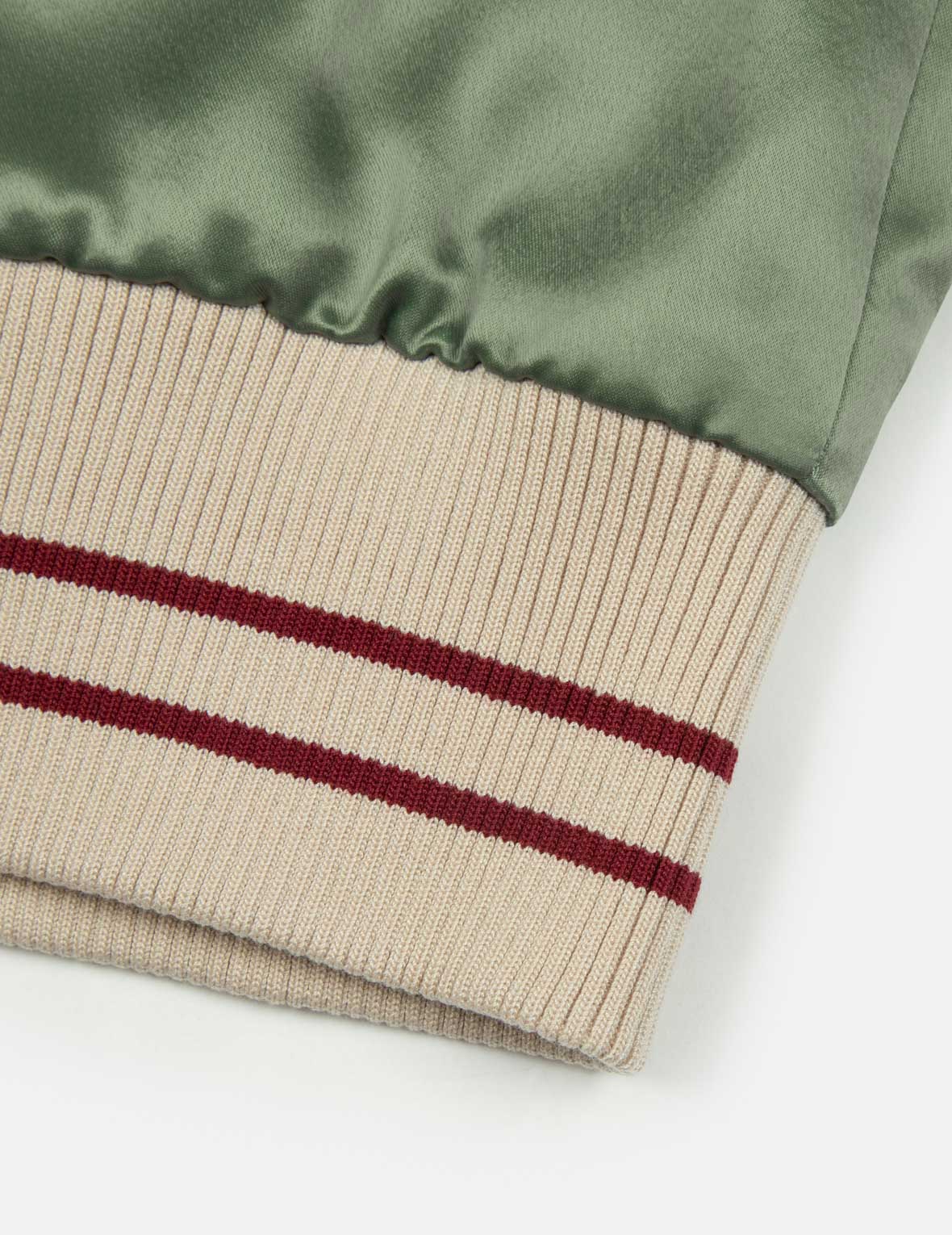 Kamon Brocade Appliqué and Carp Embrodiery Relax Fit Souvenir Jacket