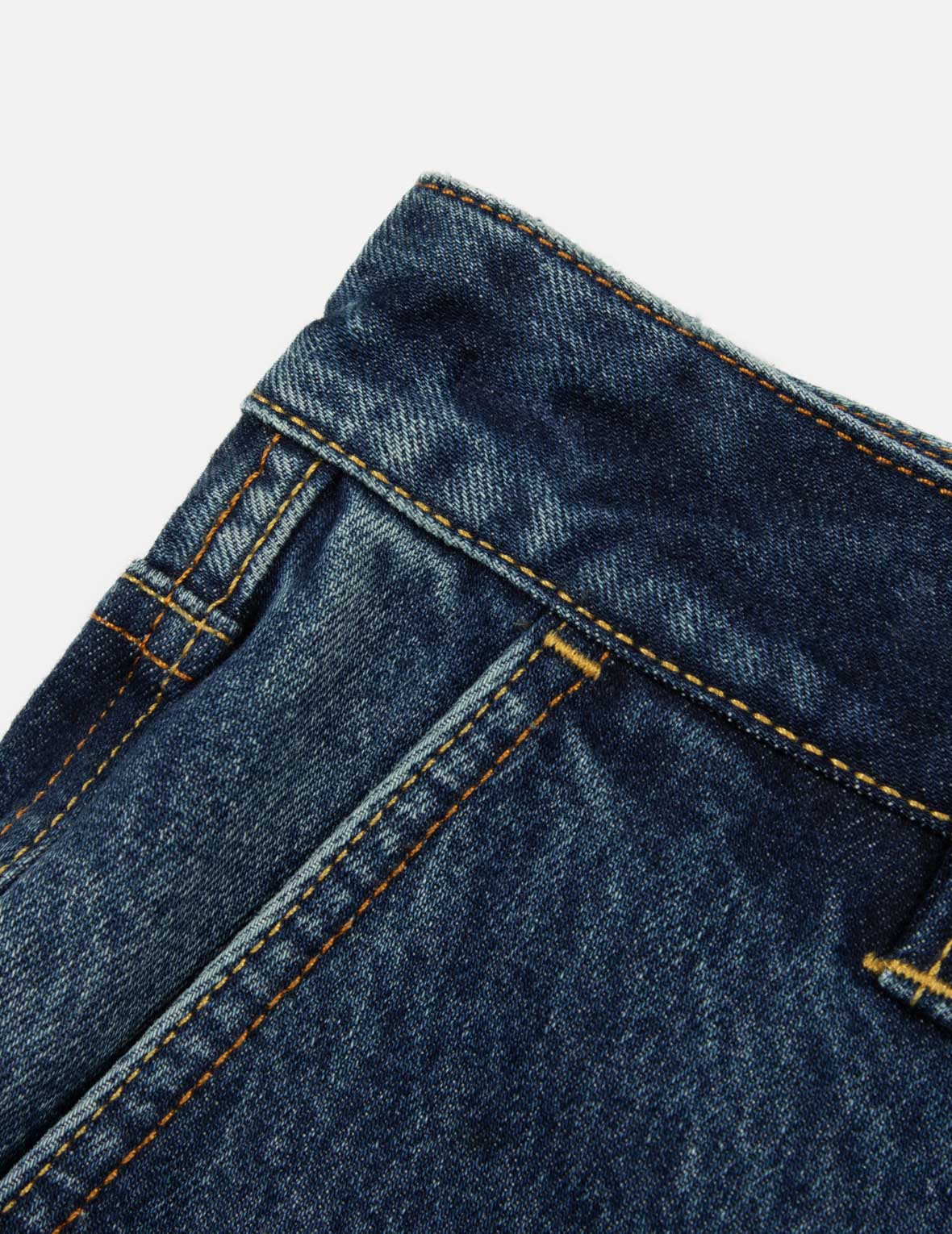 智慧之轮印花束口阔腿牛仔裤