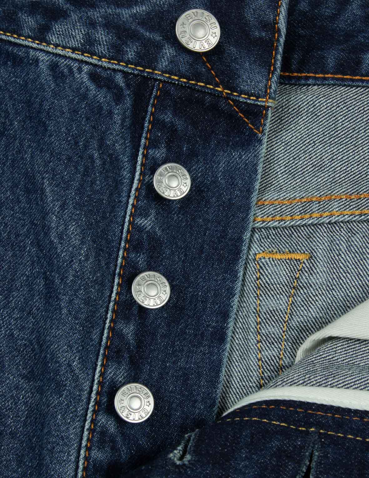 智慧之轮印花束口阔腿牛仔裤