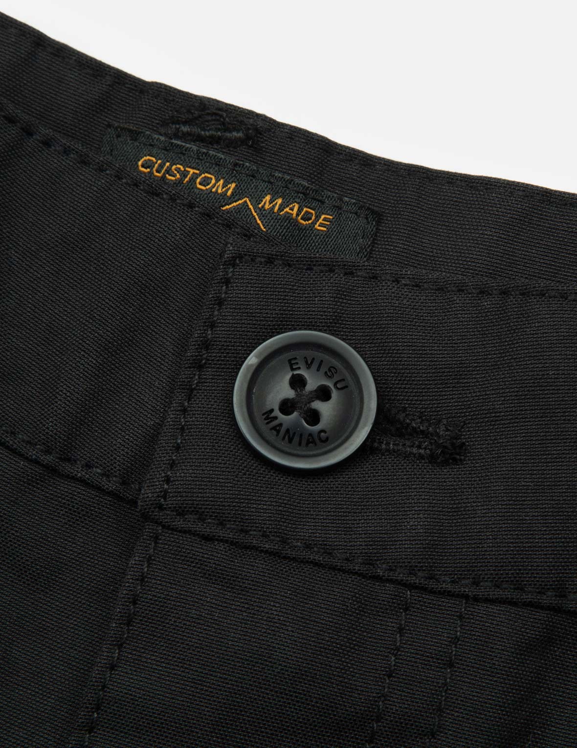 Kamon and Wheel of Wisdom Embroidery Fashion Fit Woven Jogger