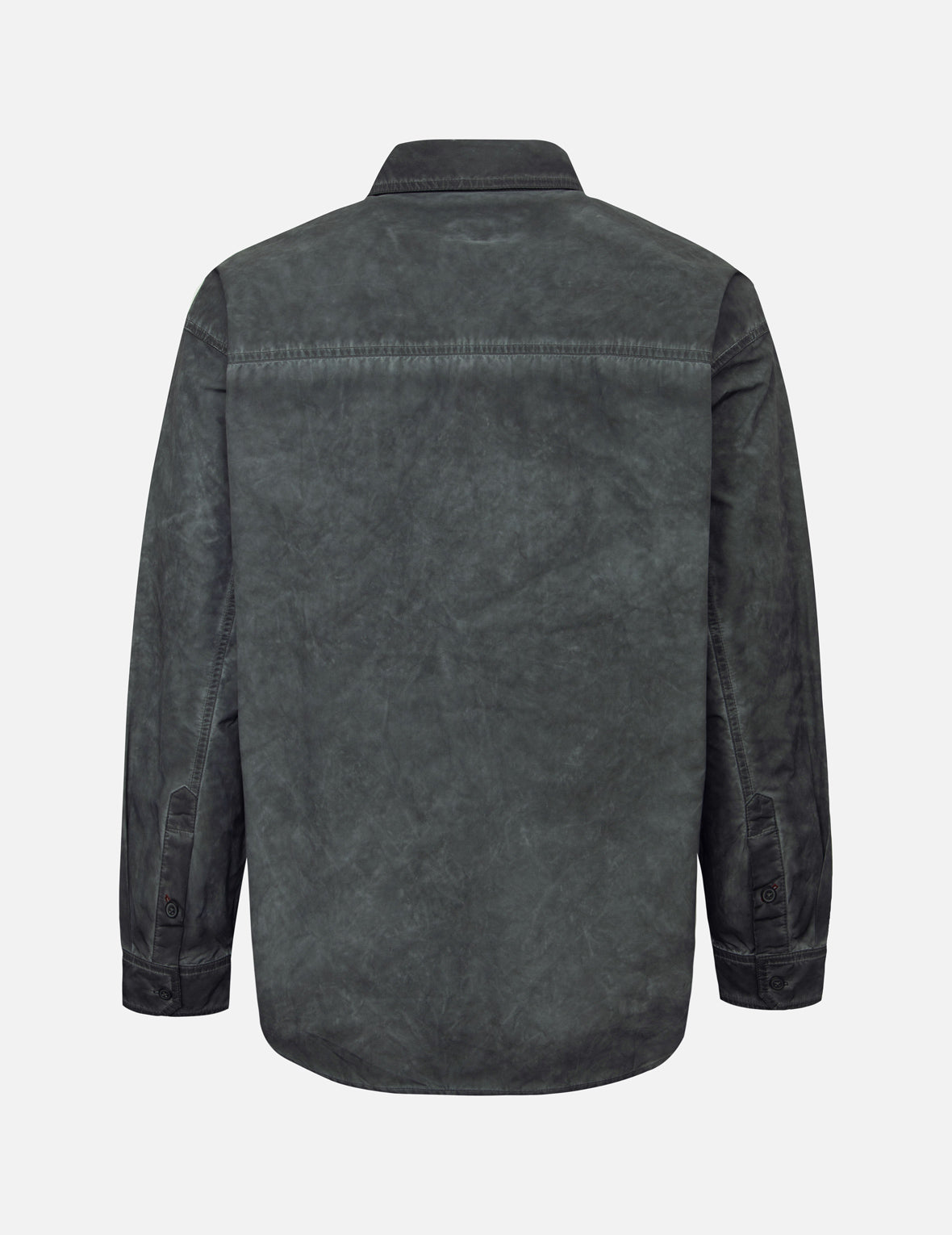 Washed Seagull Embroidery Loose Fit Shirt