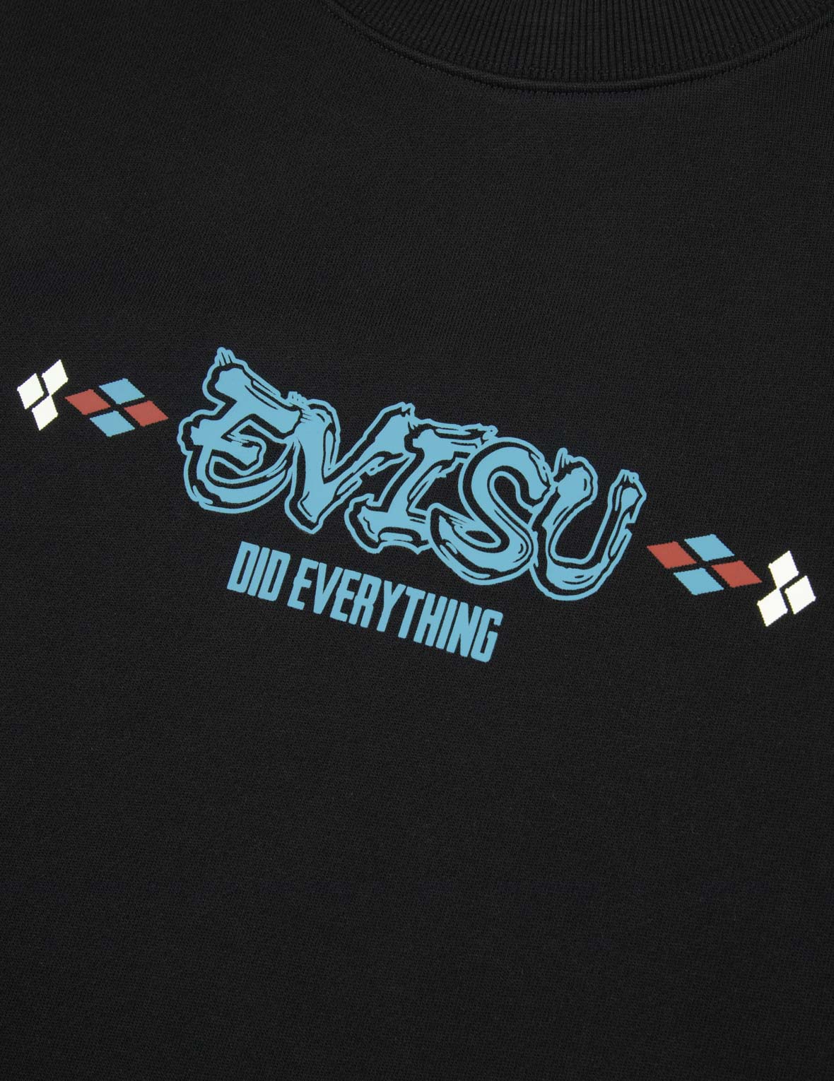 智慧之轮和家花印花宽版休闲卫衣