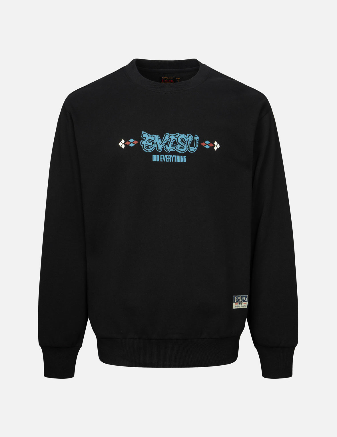 智慧之轮和家花印花宽版休闲卫衣