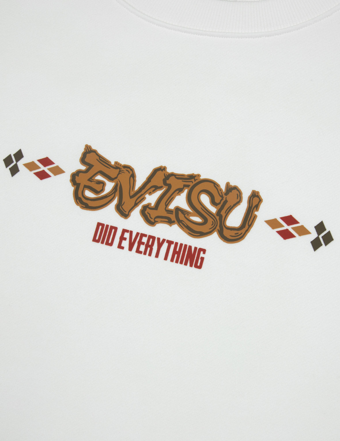 智慧之轮和家花印花宽版休闲卫衣