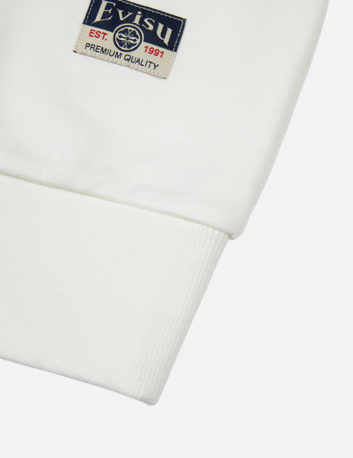 Seagull Pocket and Slogan Print Relax Fit Sweatshirt