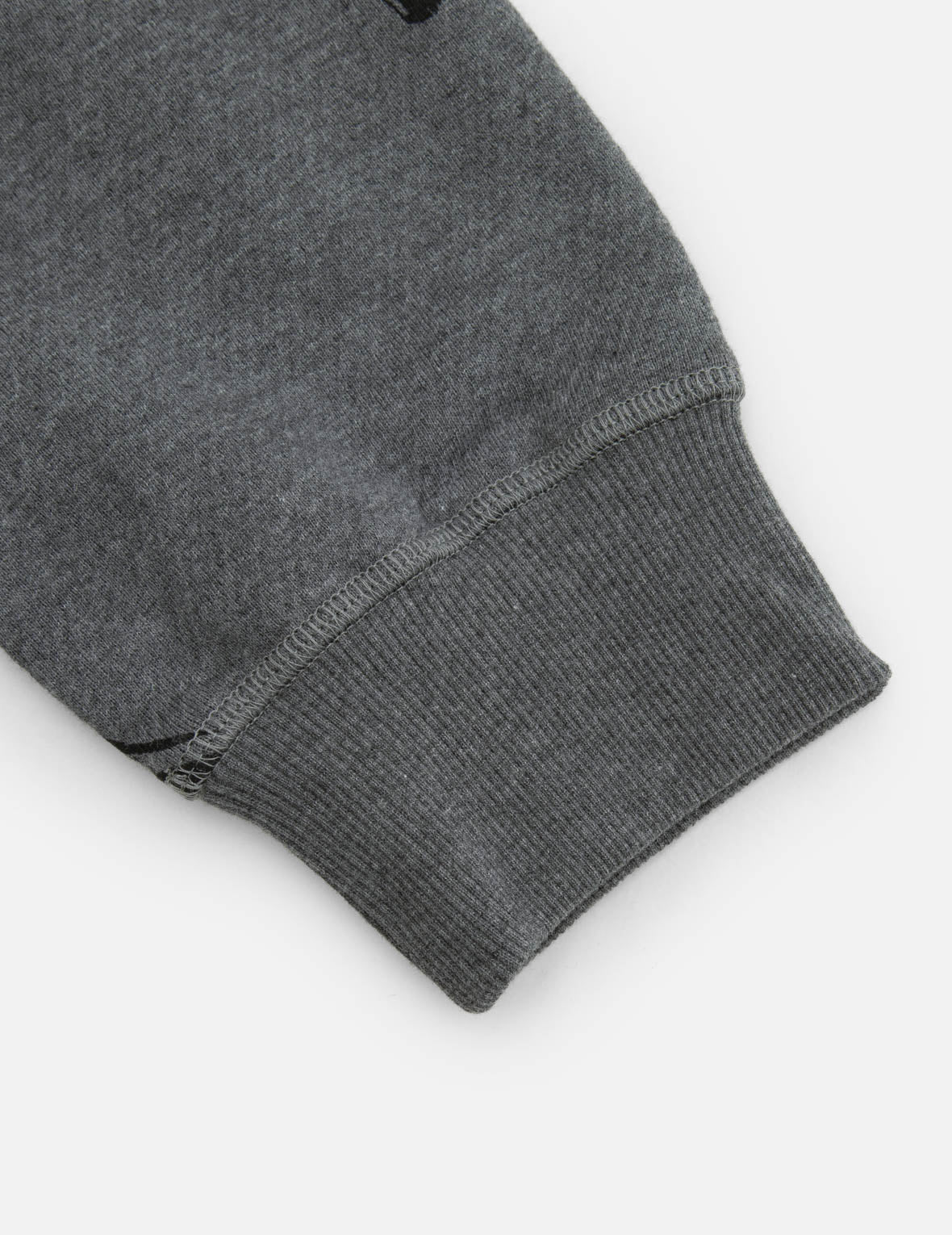 Allover Brushstroke Seagull and Logo Print Relax Fit Sweatshirt