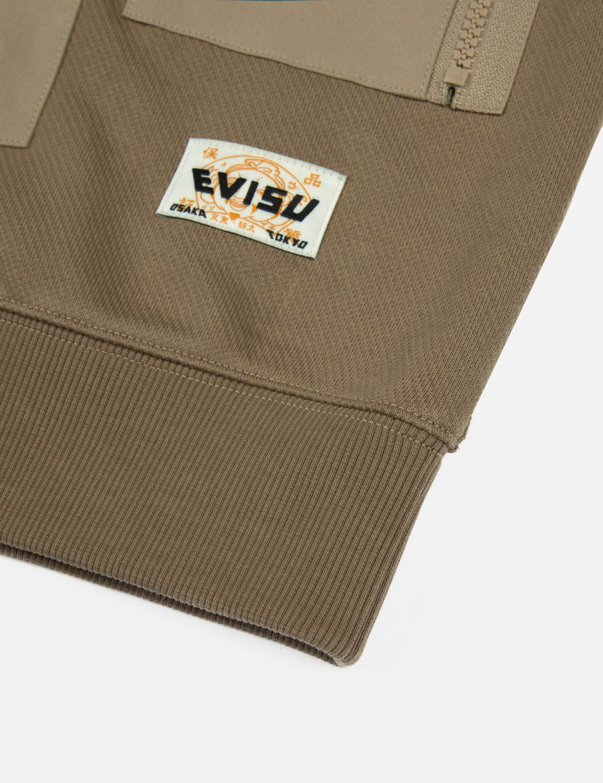 Multi-Pockets with Seagull Print Loose Fit Sweatshirt