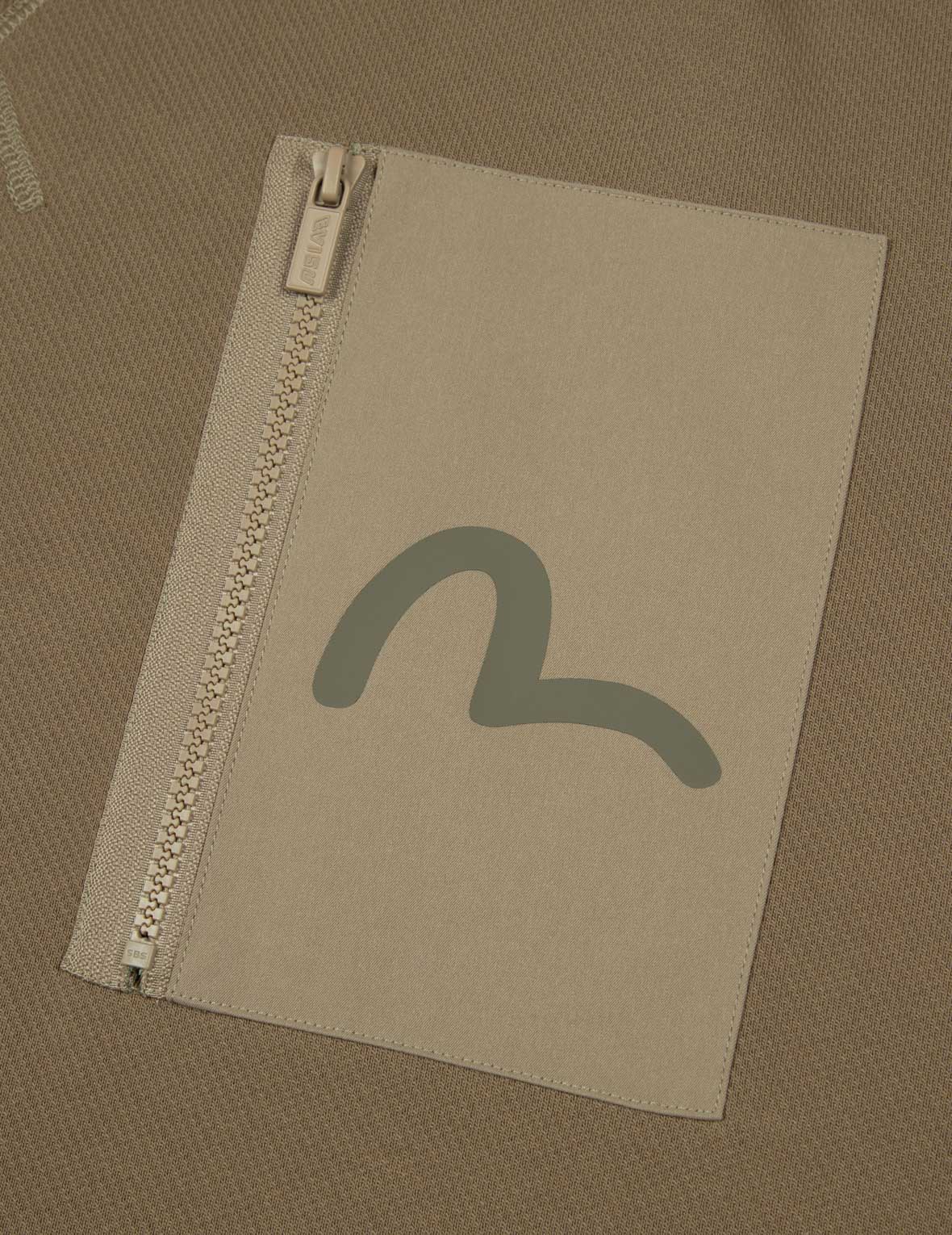 Multi-Pockets with Seagull Print Loose Fit Sweatshirt