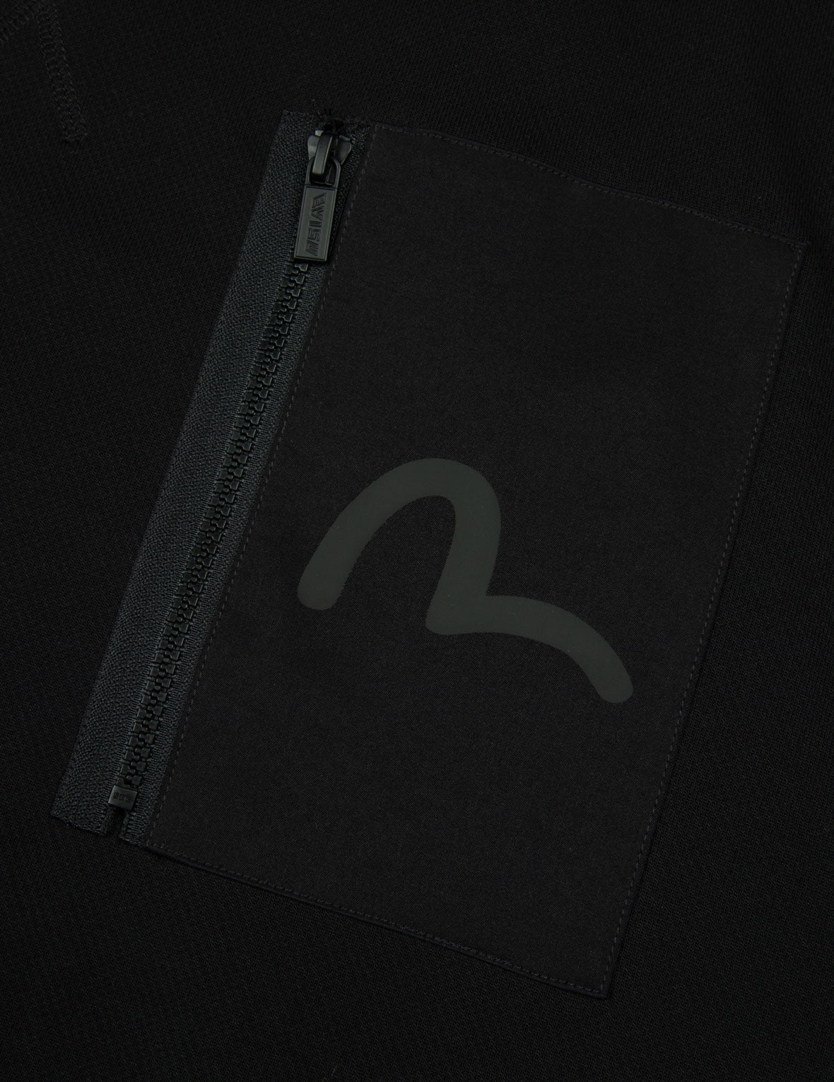 Multi-Pockets with Seagull Print Loose Fit Sweatshirt