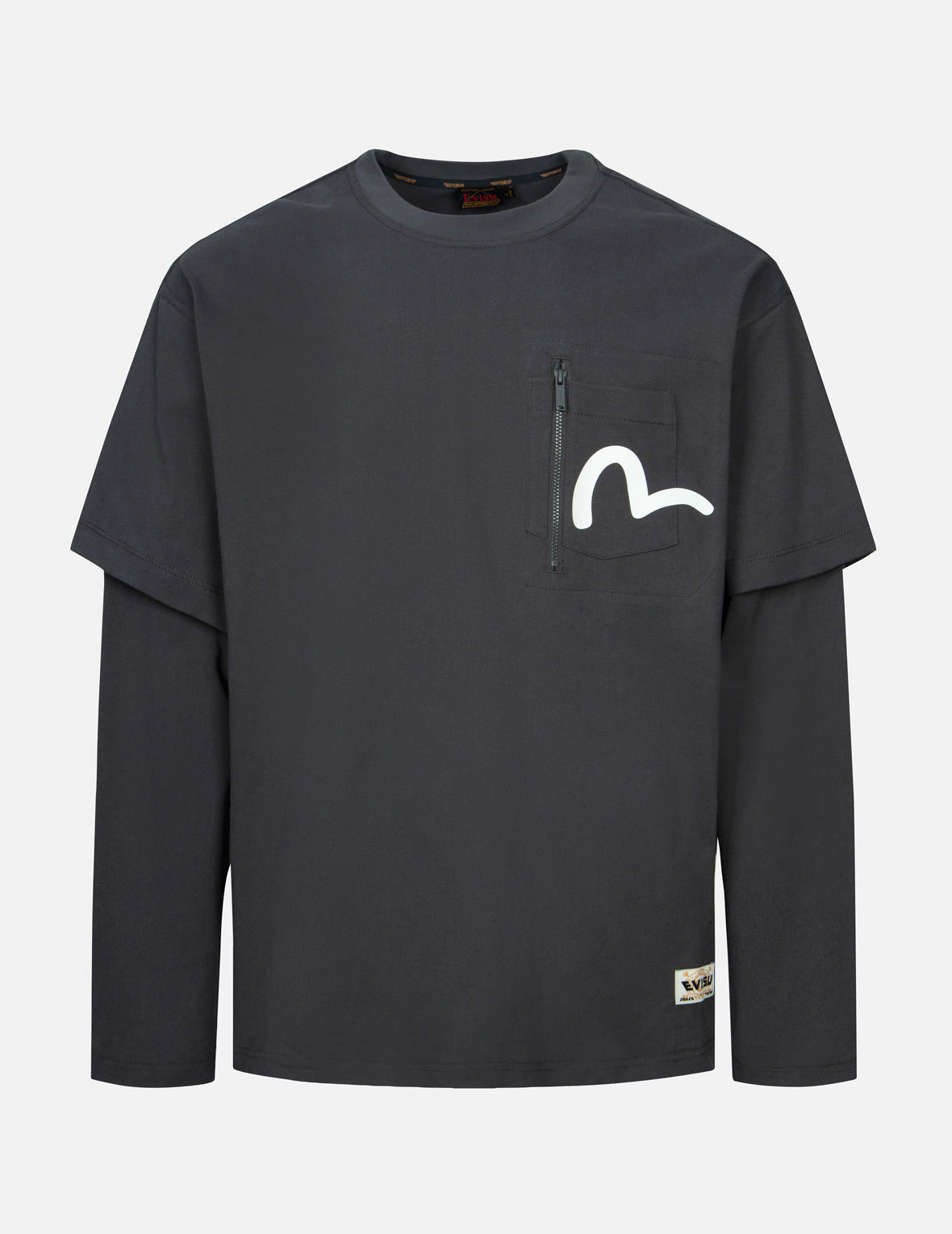 Godhead Slot Machine Print Loose Fit Long-Sleeve T-Shirt