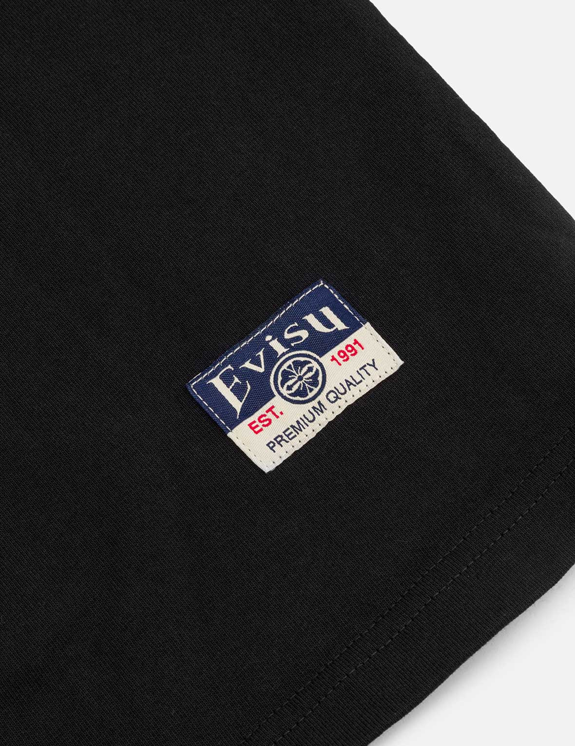 忍者达摩和商标印花常规版型T恤