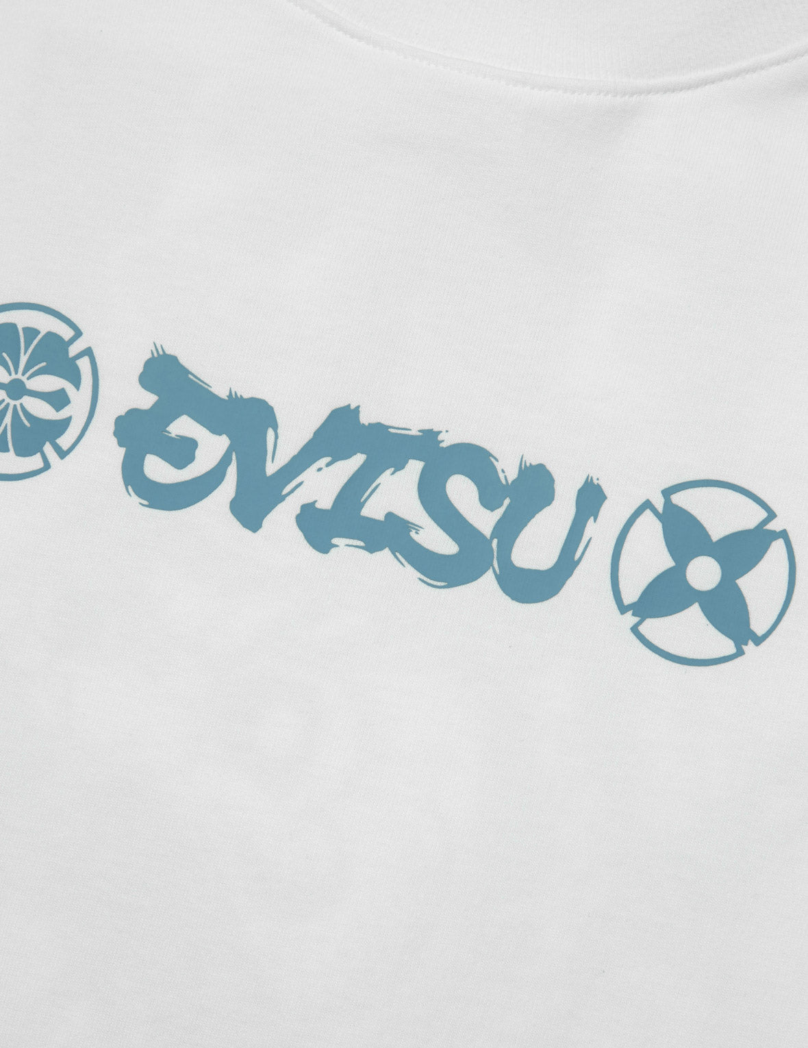 忍者达摩和商标印花常规版型T恤