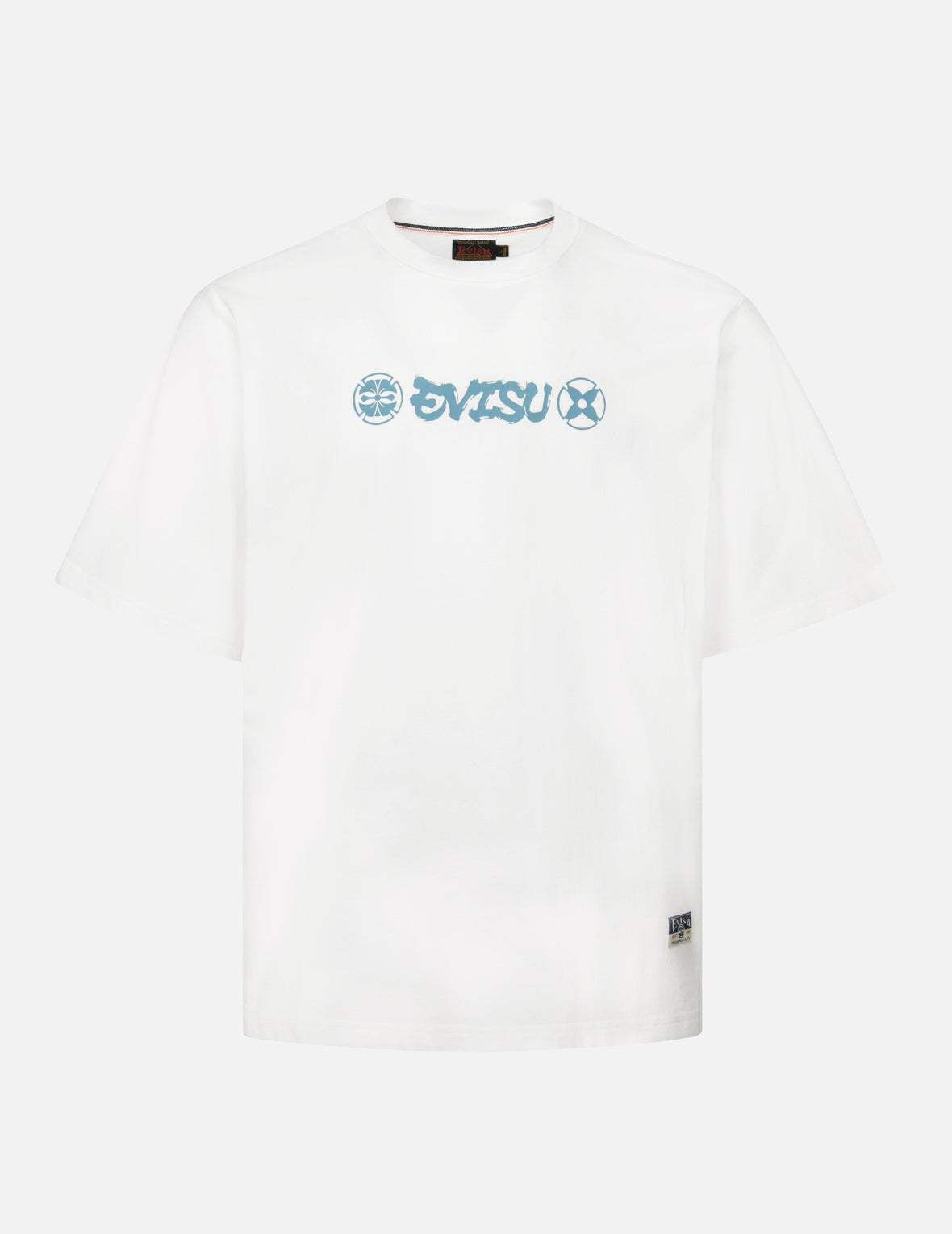 忍者达摩和商标印花常规版型T恤