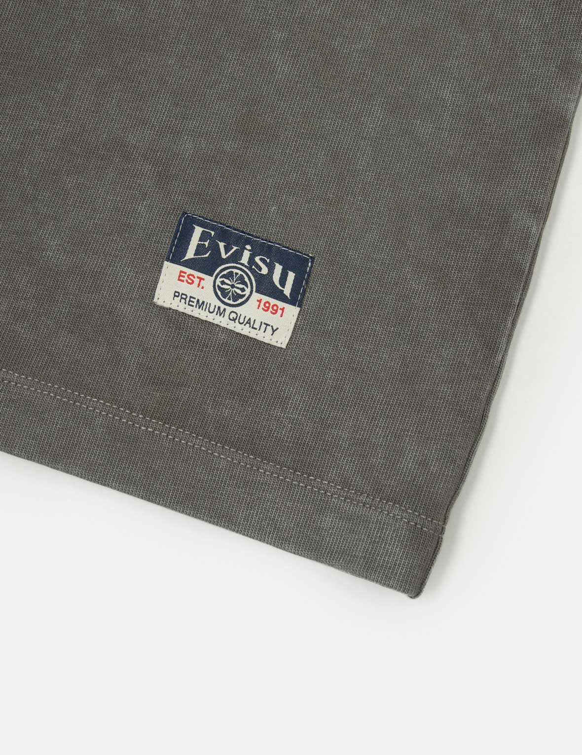 海鸥刺绣洗水宽版休闲T恤