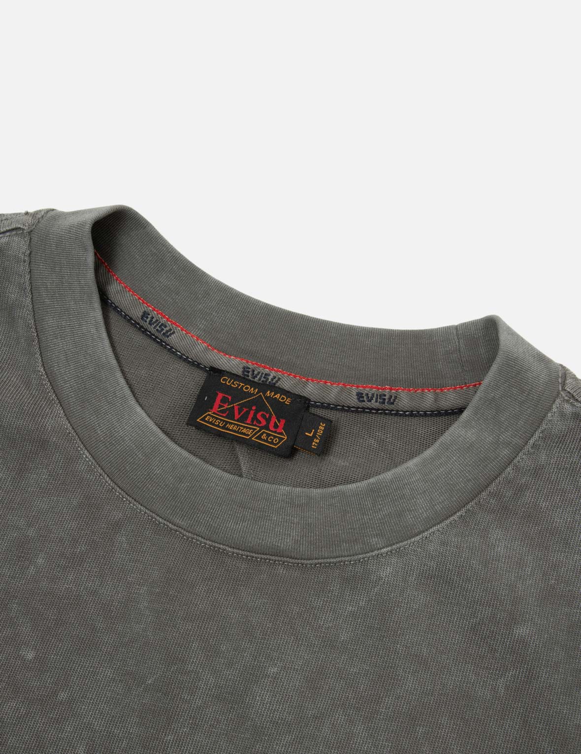 海鸥刺绣洗水宽版休闲T恤