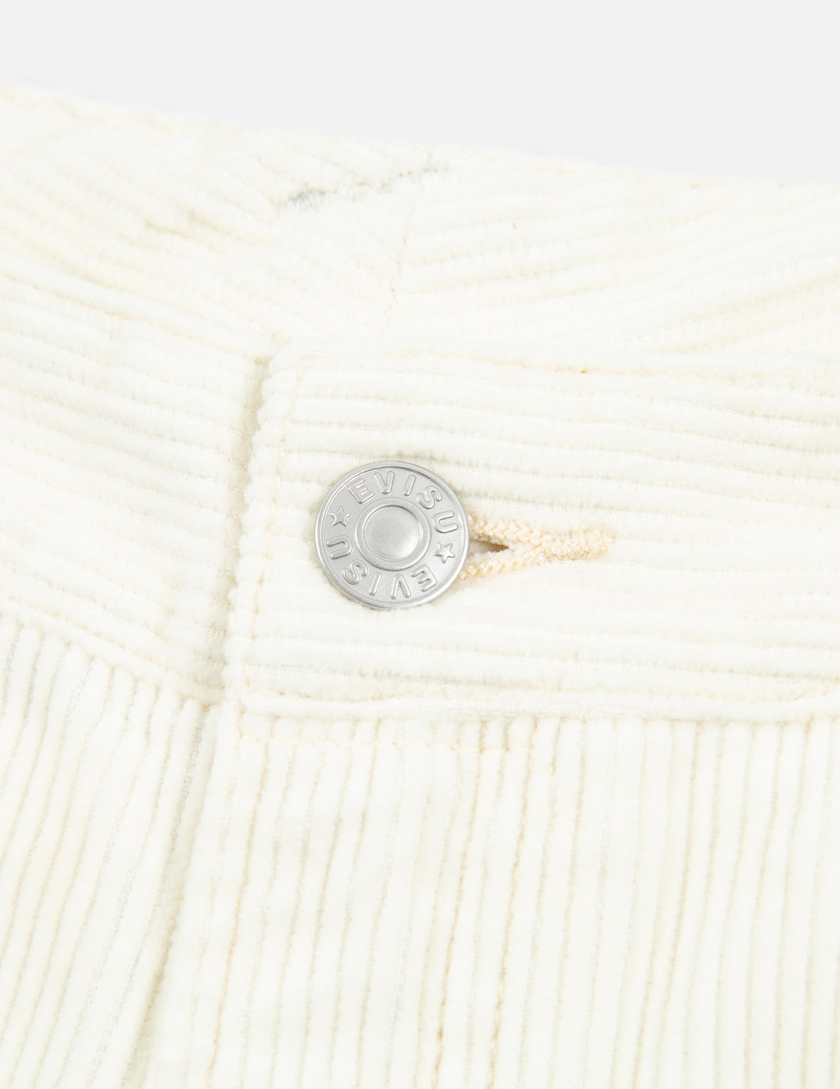 小海鸥刺绣直脚灯芯绒长裤