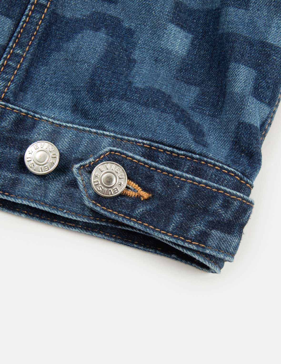 Pixel Seagull Embroidery and Print Oversized Denim Jacket