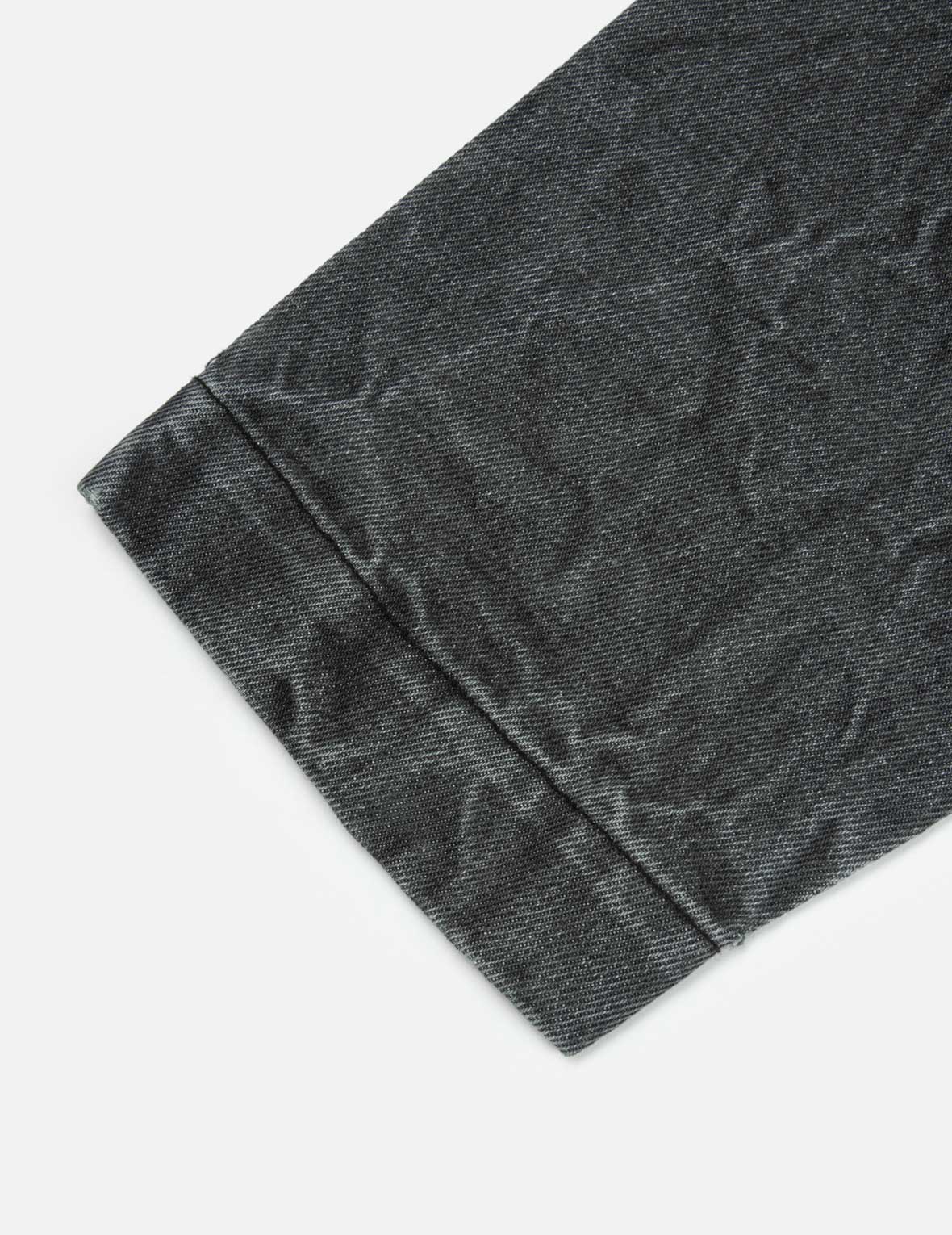 海鸥和标语刺绣超宽版牛仔教练外套