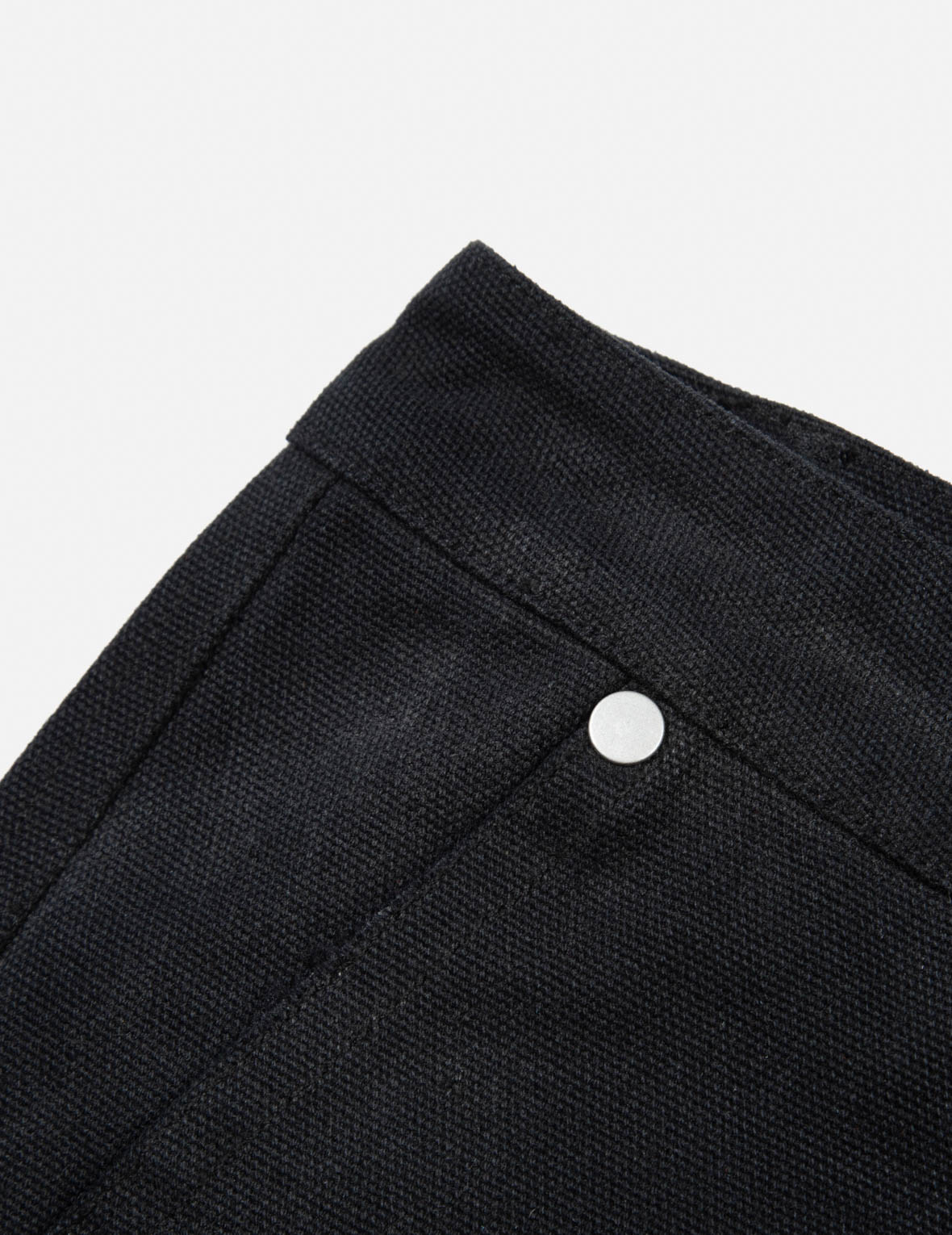 海鸥贴布刺绣松身阔腿木工裤