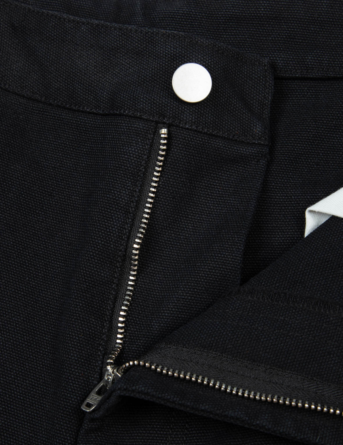 海鸥贴布刺绣松身阔腿木工裤