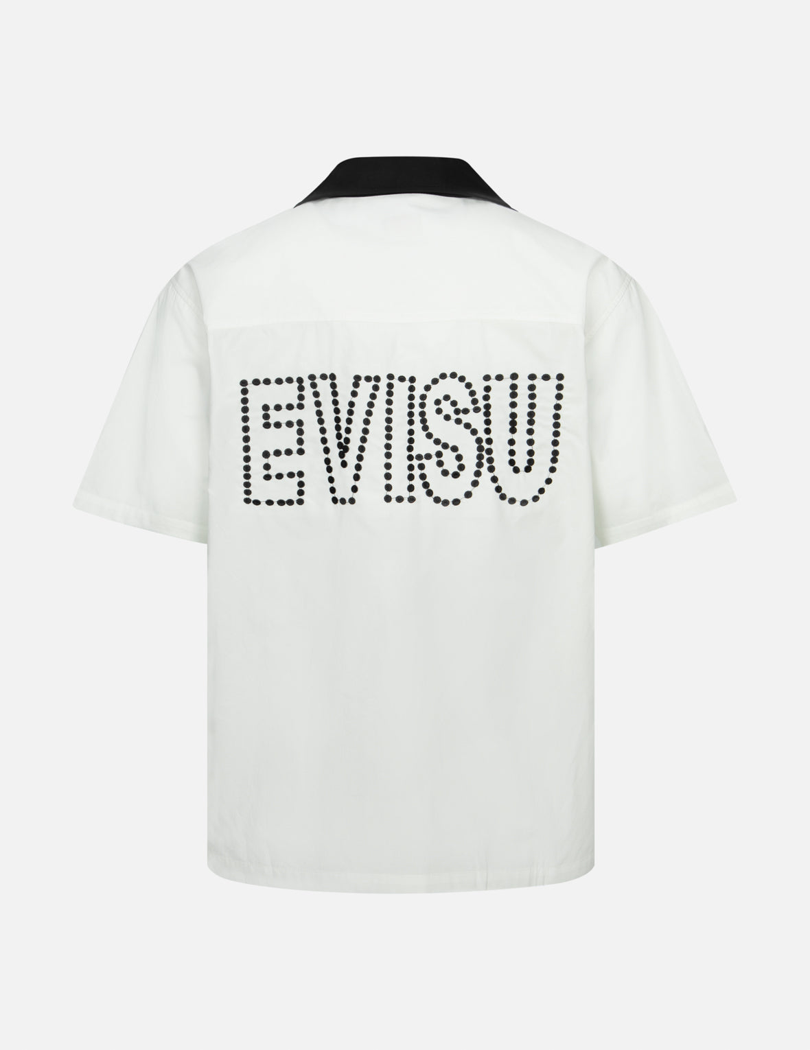 链式缝制商标刺绣宽松版型衬衫