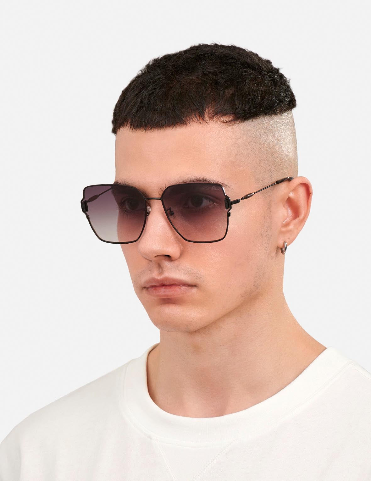 Seagull Hardware Square Metal Sunglasses