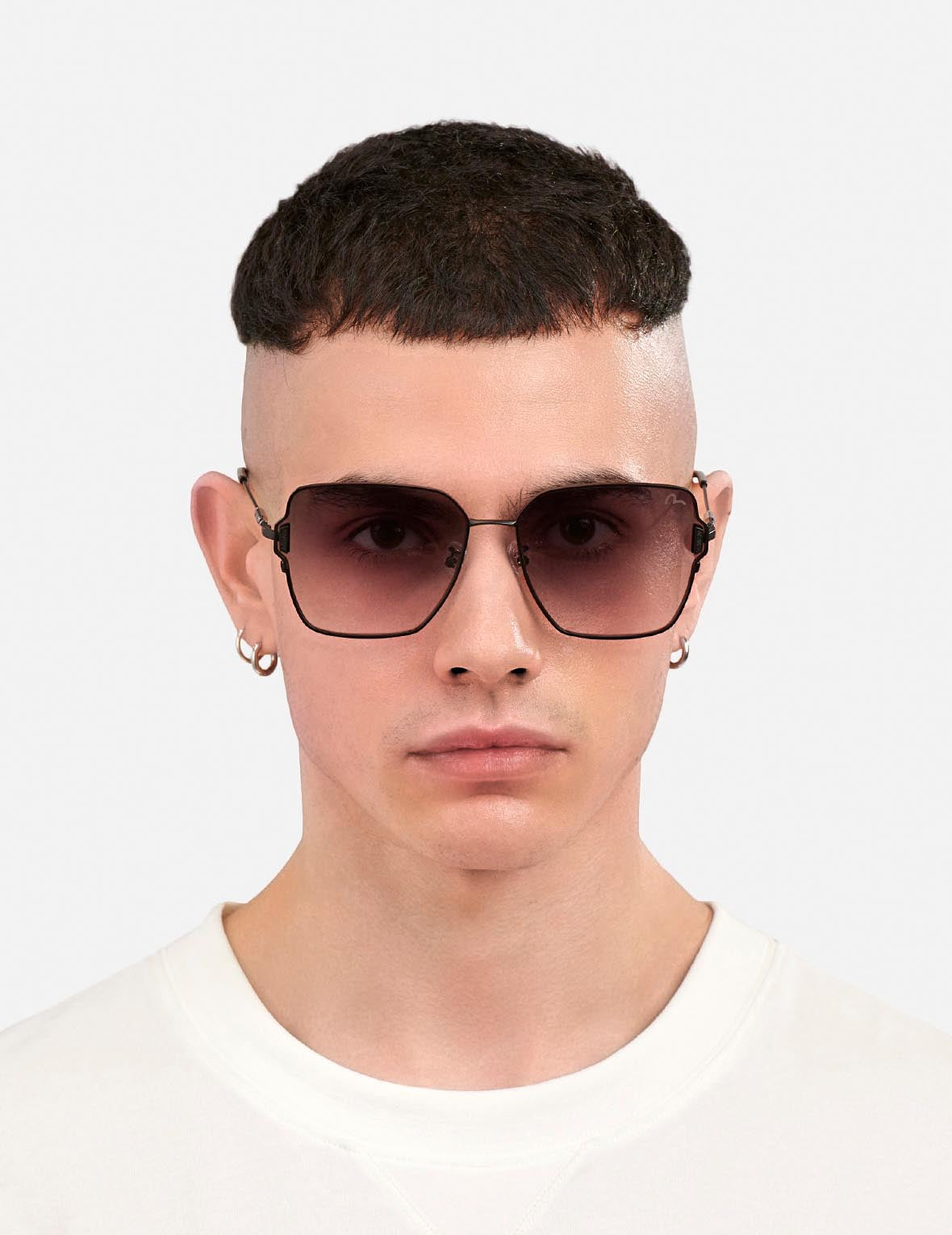Seagull Hardware Square Metal Sunglasses