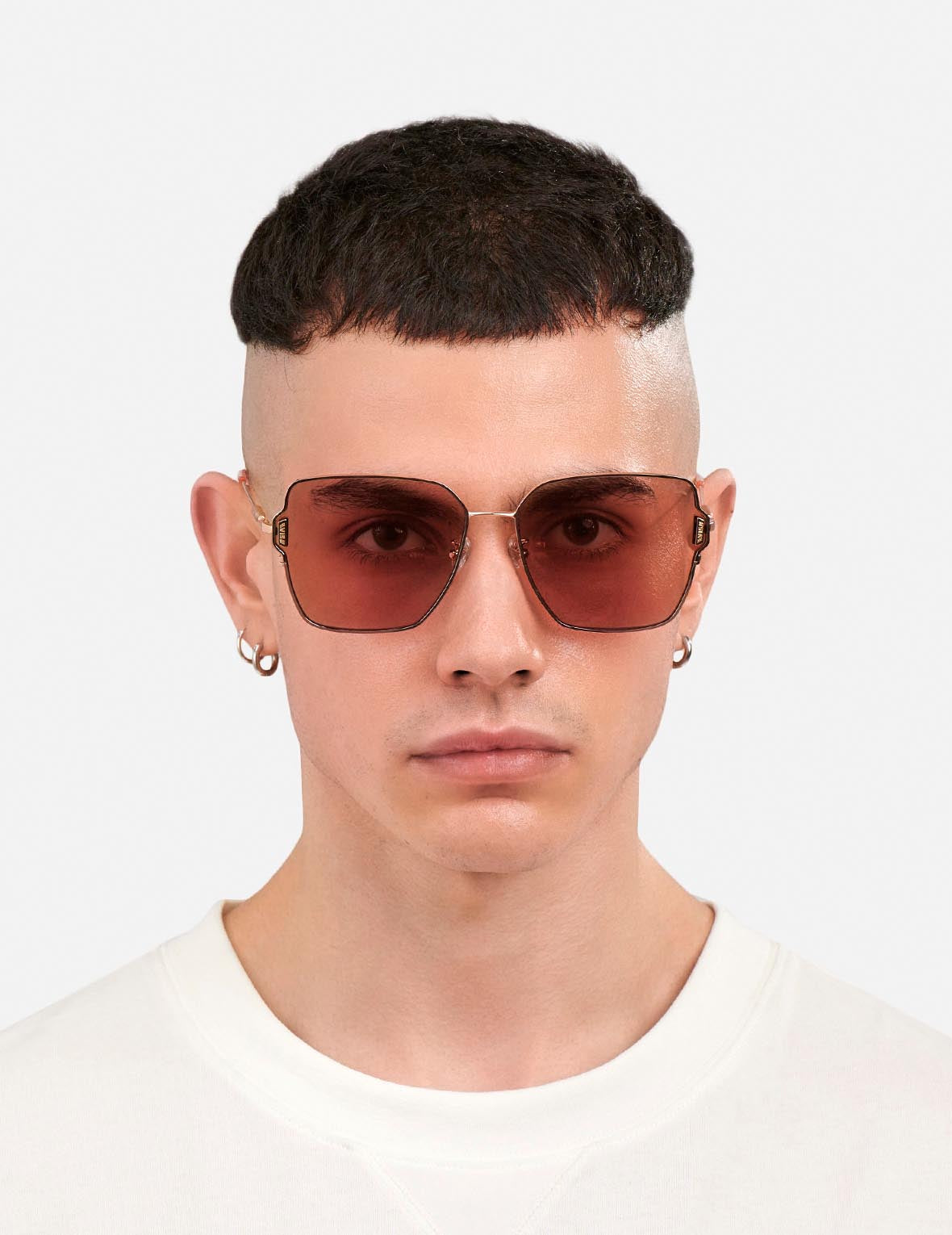 Seagull Hardware Square Metal Sunglasses