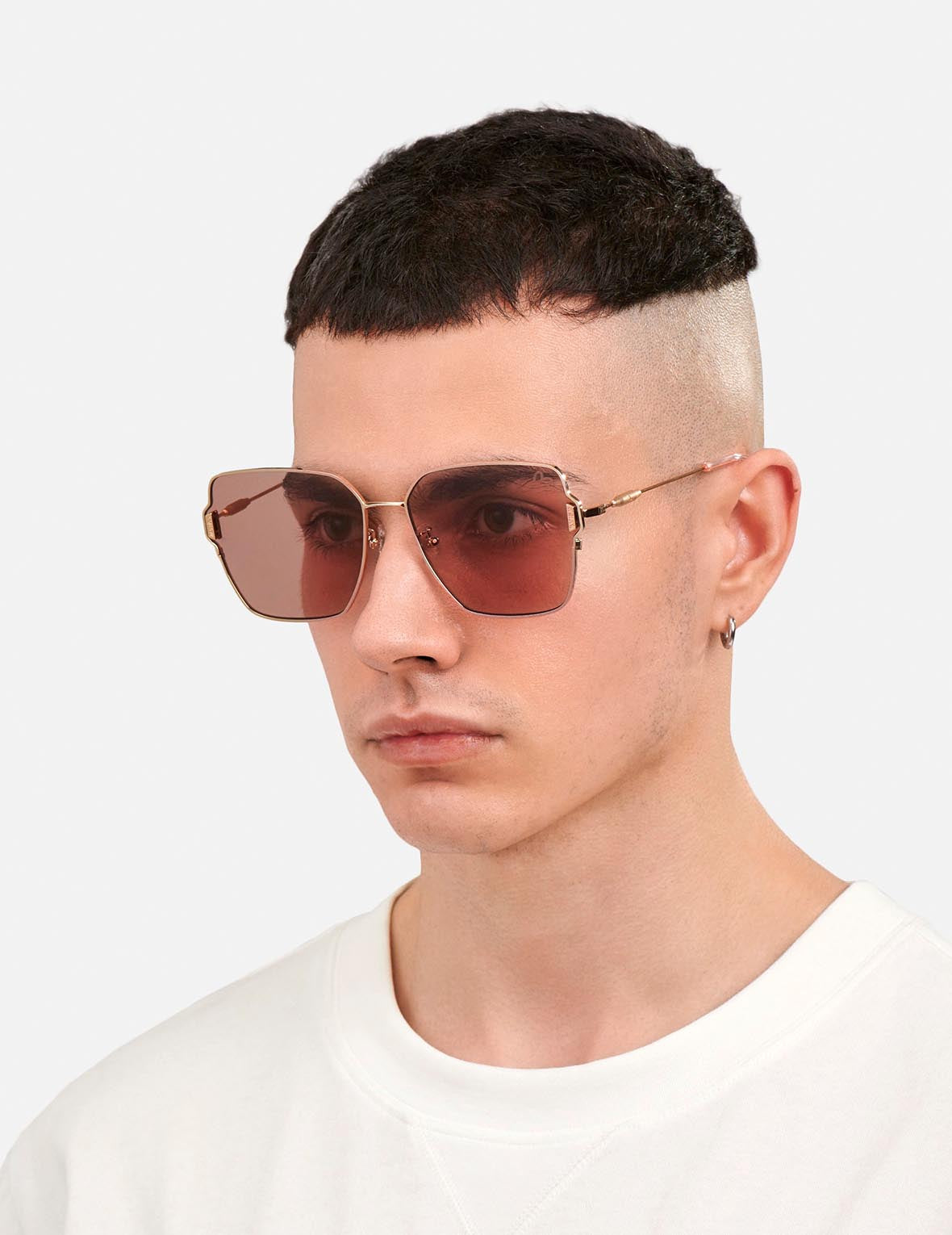 Seagull Hardware Square Metal Sunglasses