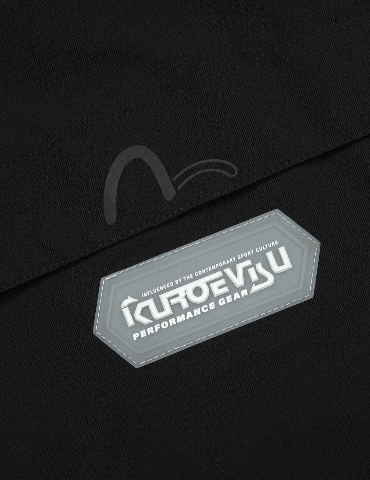 水感满地图案常规版型拼接长裤