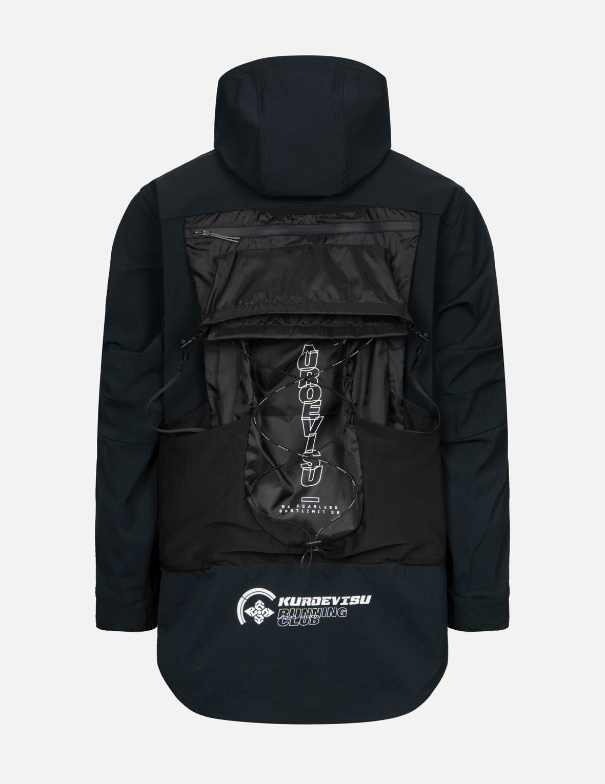 机能风背包拉链常规版型衬衫外套