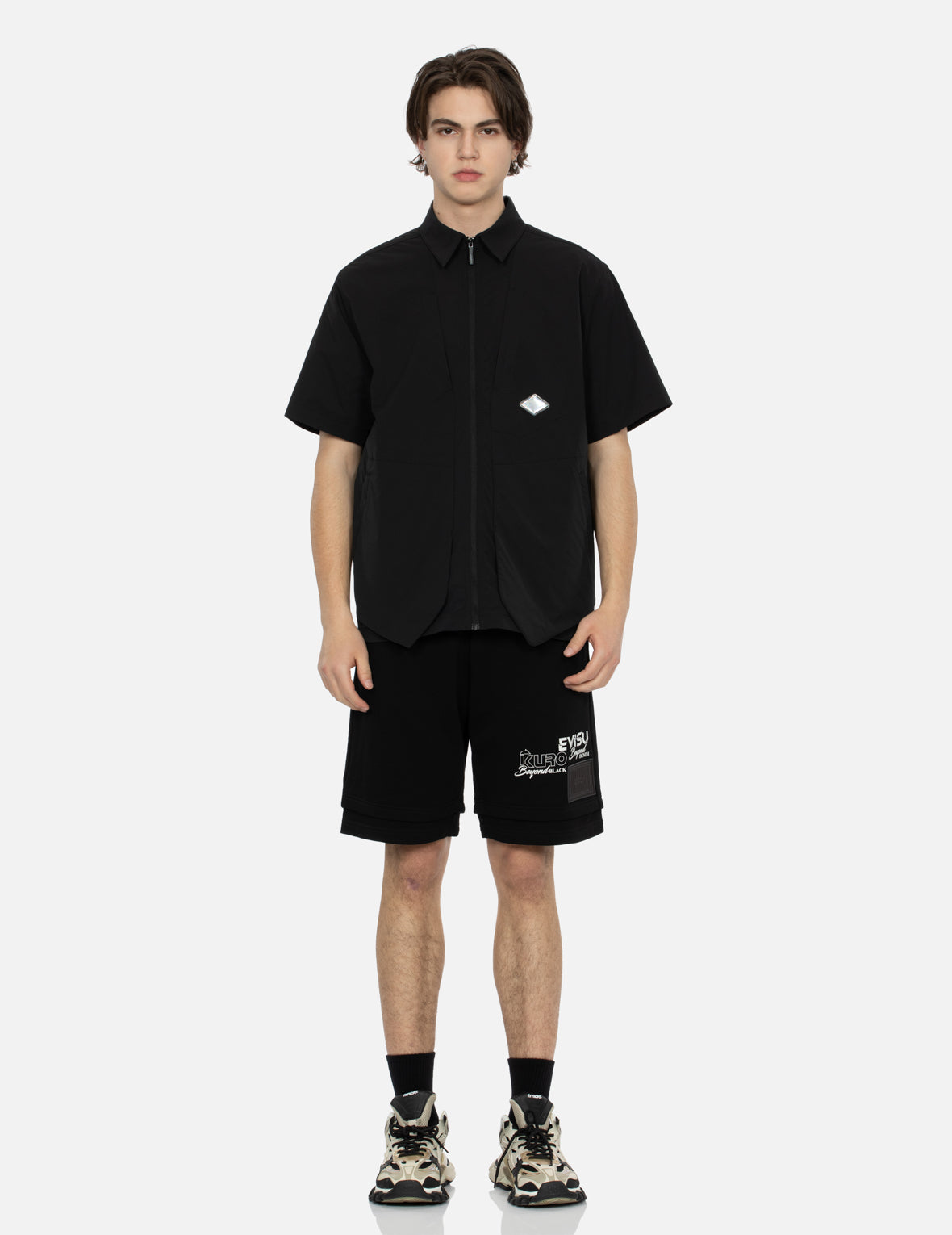 2-in-1 Regular Fit Short-Sleeves Shirt