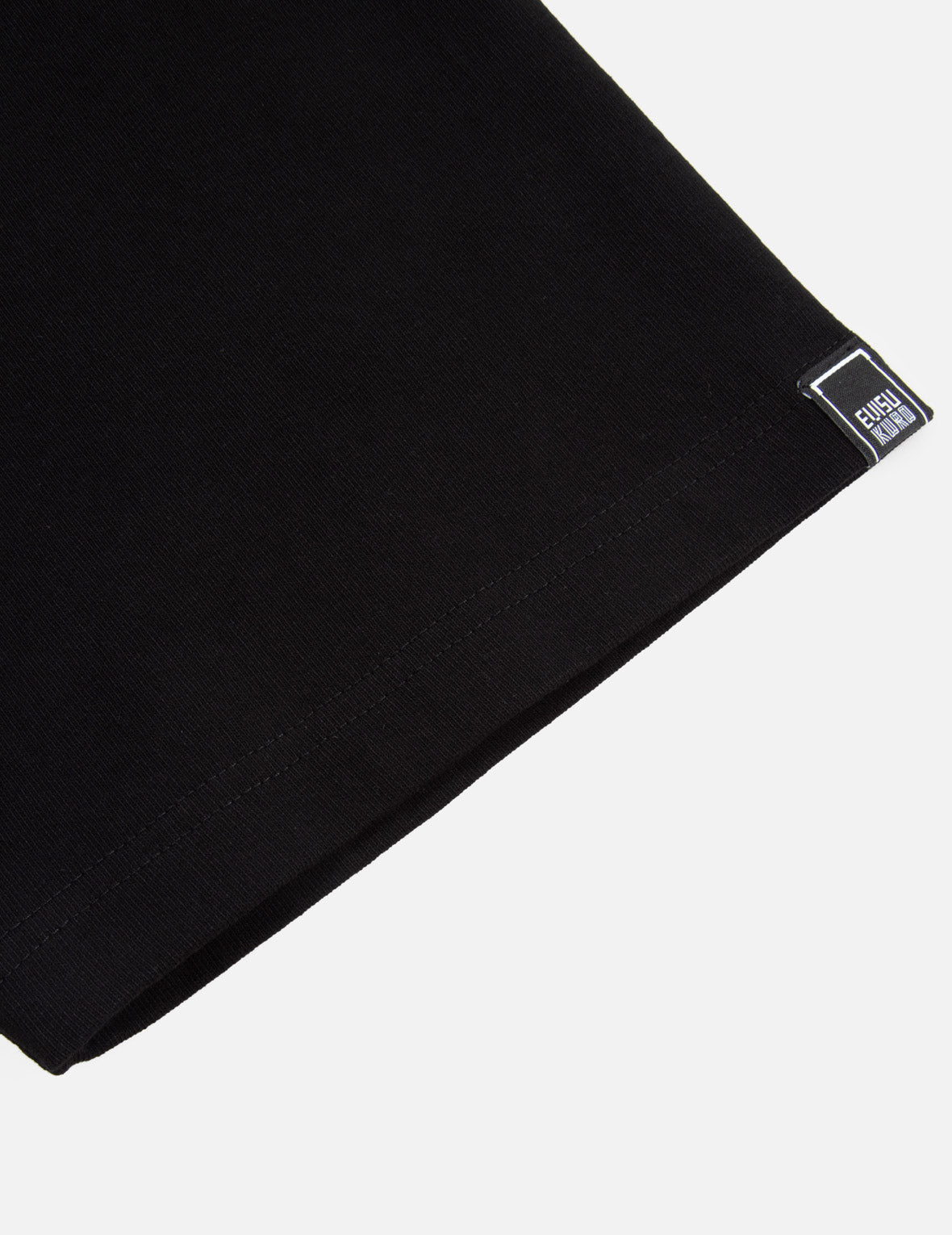 烫金书法商标印花超宽版T恤