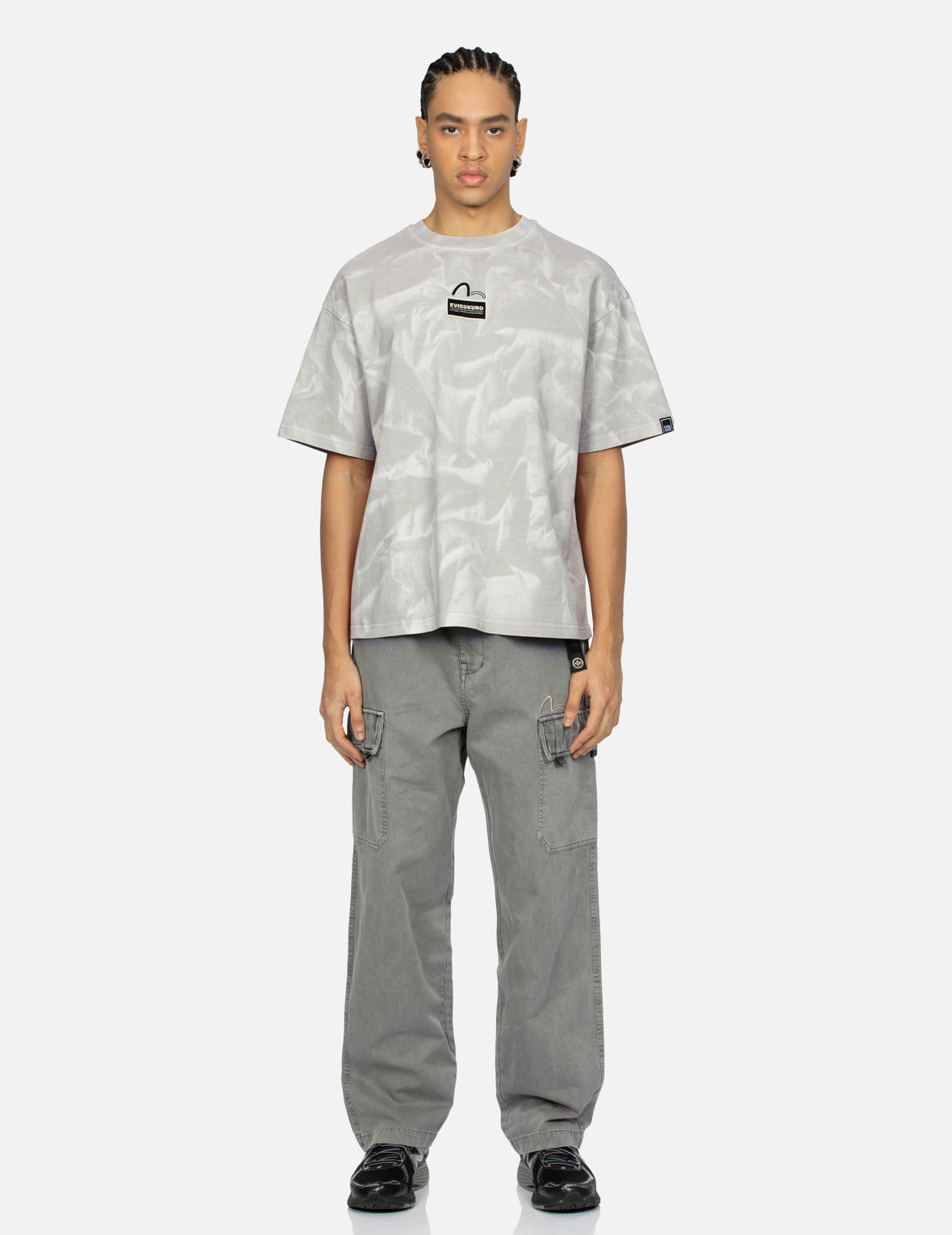 Tie-Dye with Seagull Loose Fit T-shirt