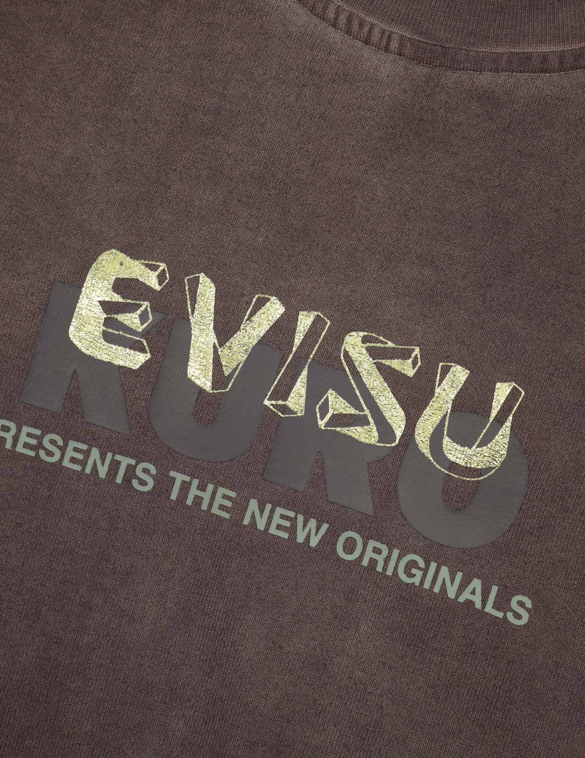 Spray Dyed Multi Logo Print Loose Fit T-shirt