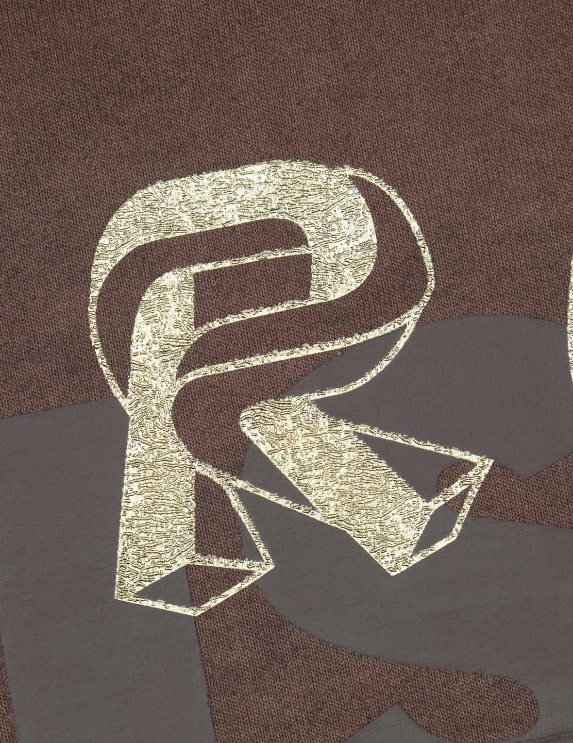 Spray Dyed Multi Logo Print Loose Fit T-shirt