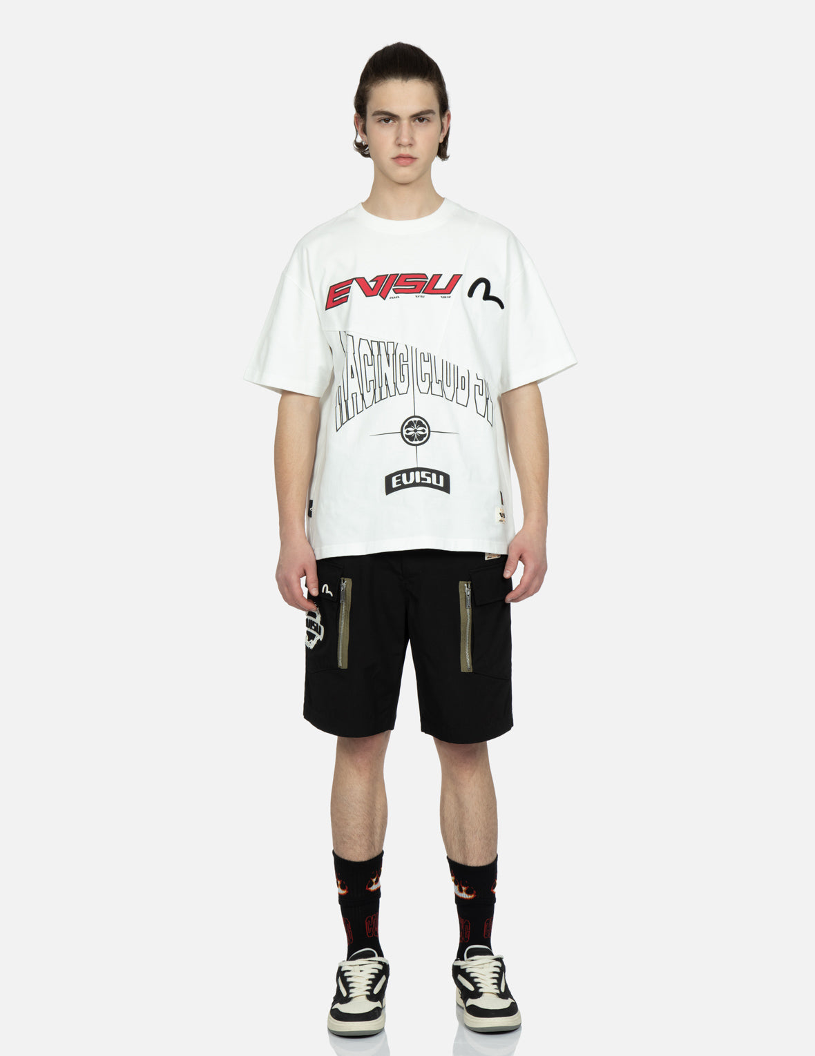 Daicock Print Cargo Shorts