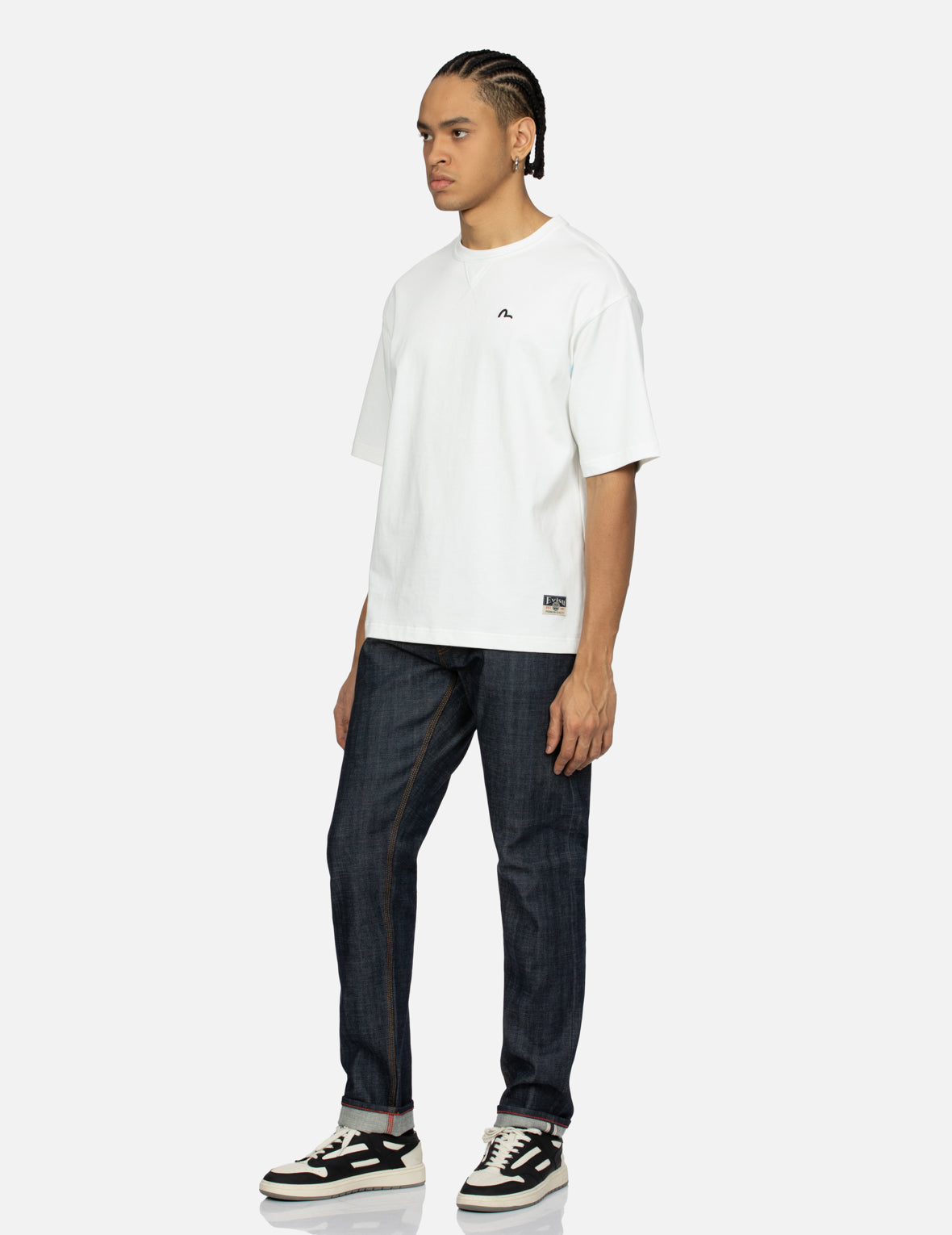 Panda Daicock Embroidery Carrot Fit Jeans #2017