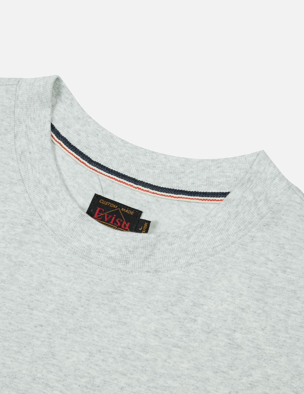Godhead Print and Seagull Embroidery Loose Fit T-shirt