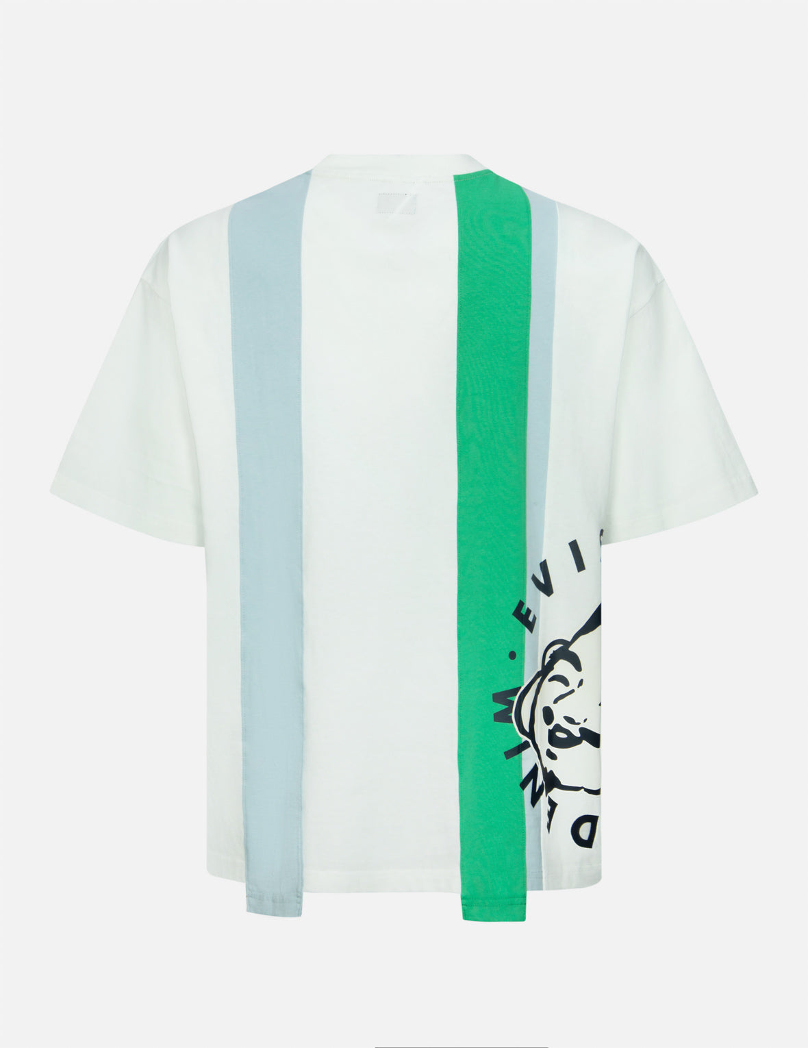 解构玩乐佛头印花宽版T恤