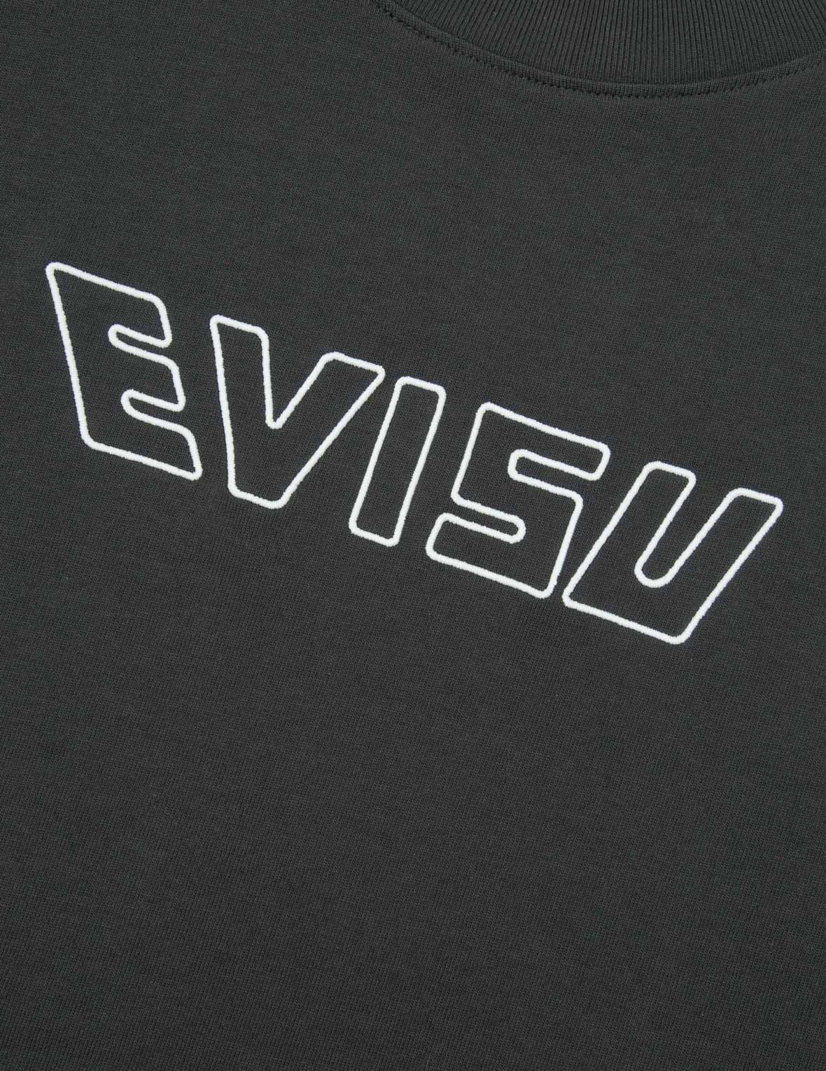 商标刺绣和"海天羽鲤"印花宽版休闲T恤