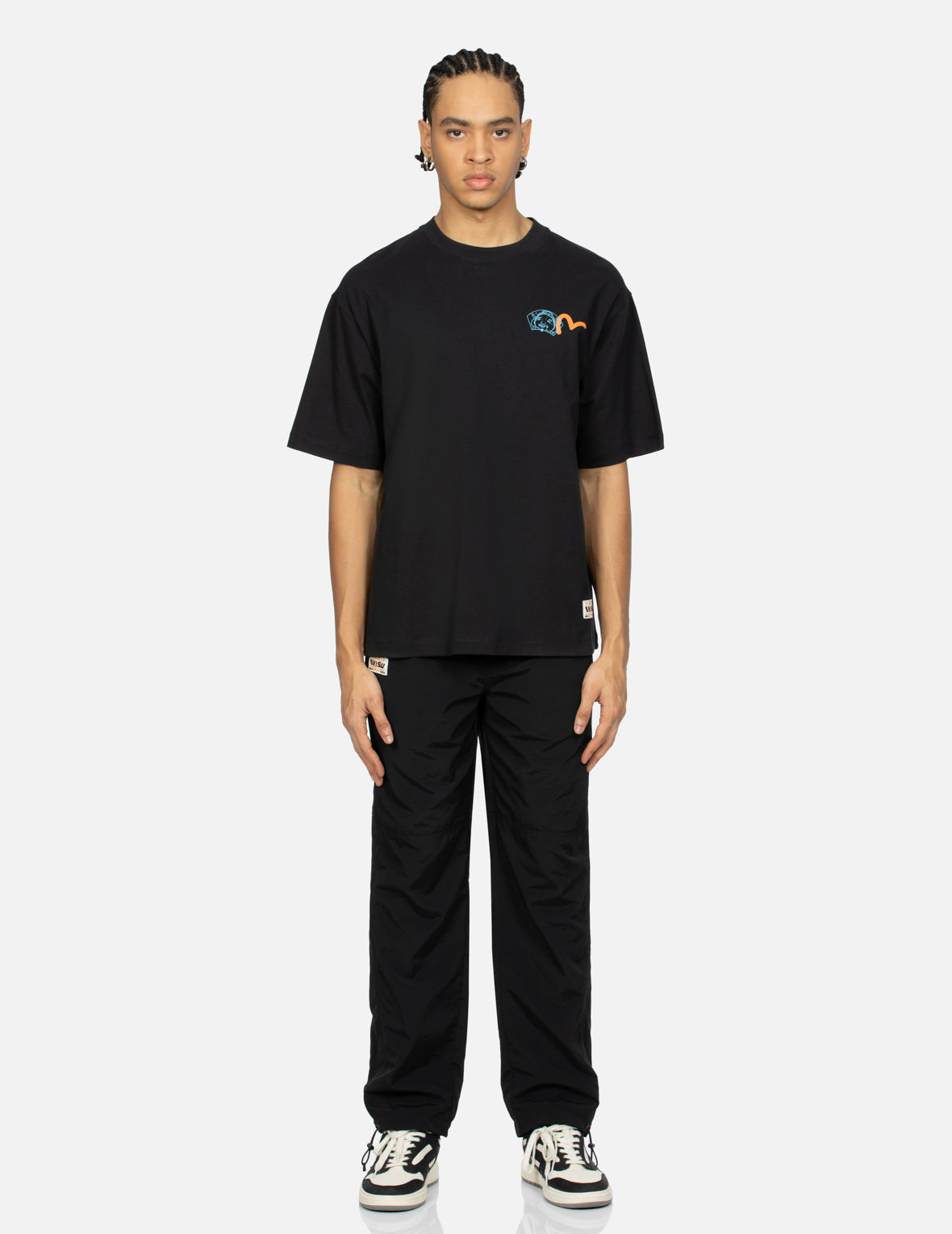 Godhead with Social Media Inspired Print Relax Fit T-shirt