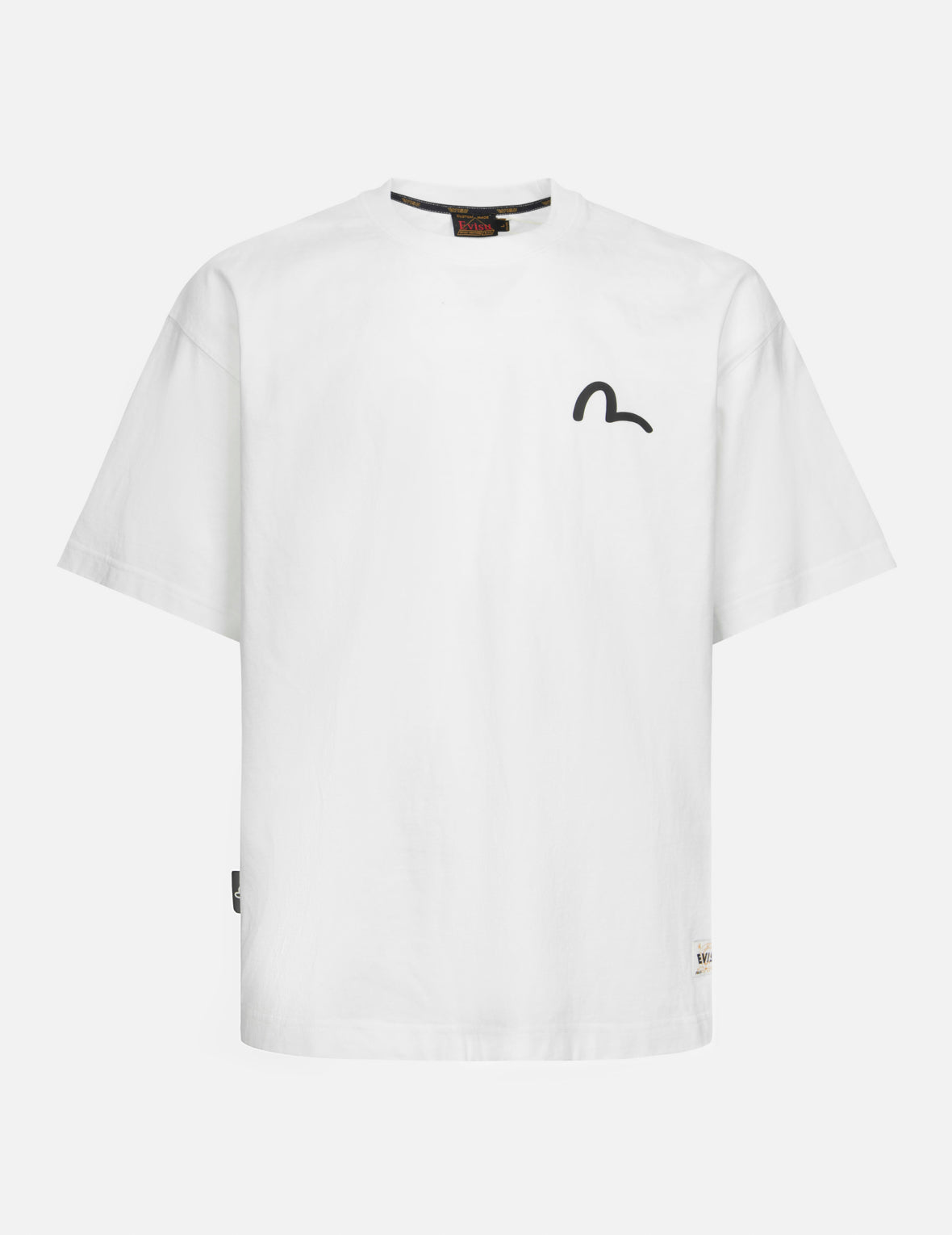 Foam Line Kamon and Seagull Daicock Print Loose Fit T-shirt