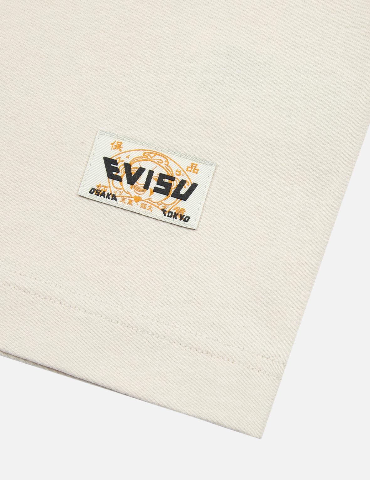 Fortune God Reflective Heat Transfer Print Loose Fit T-shirt