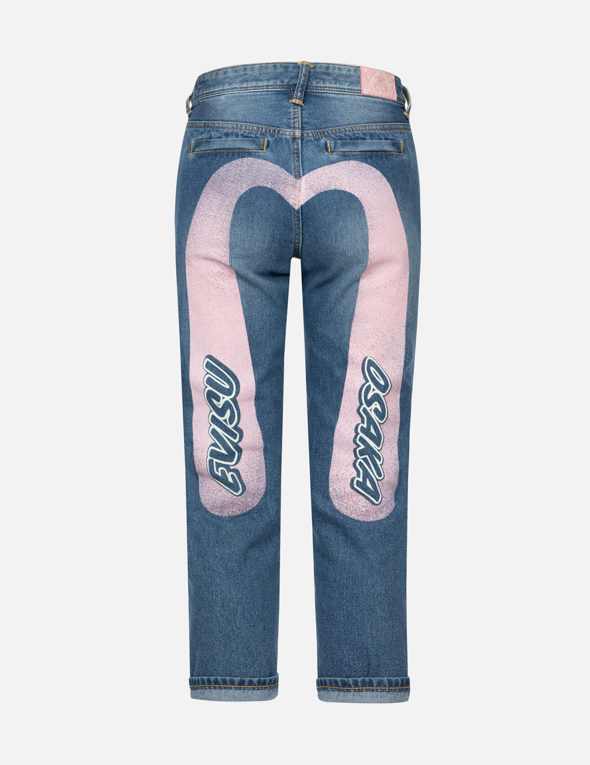 EVISU OSAKA 大M印花宽版休闲牛仔裤