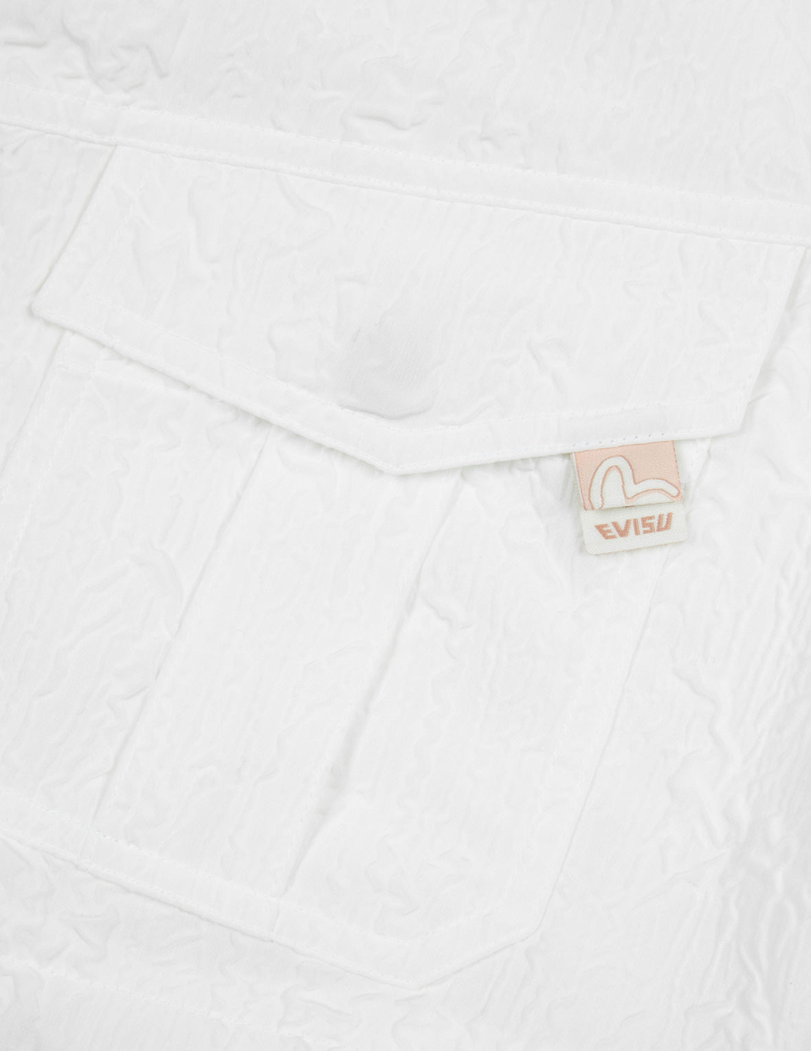 Logo Embroidery Textured Cropped Fashion Fit Windbreaker