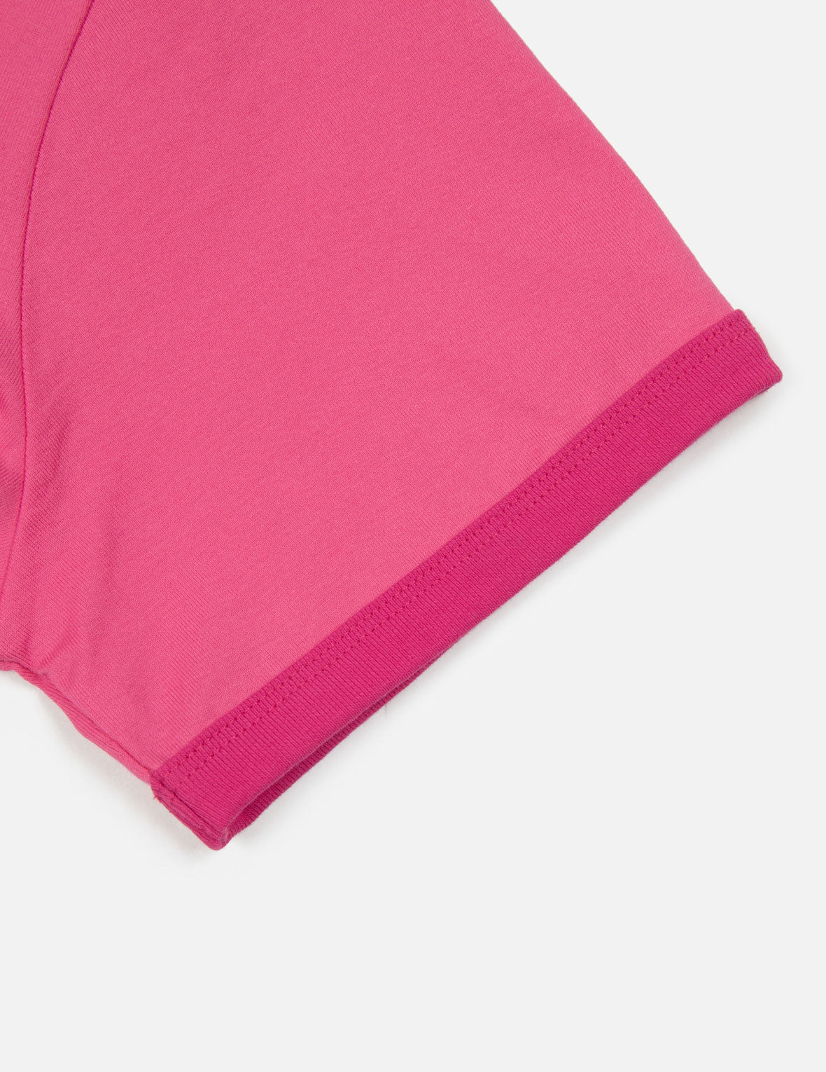 商标和章鱼烧达摩印花常规版型滚边T恤