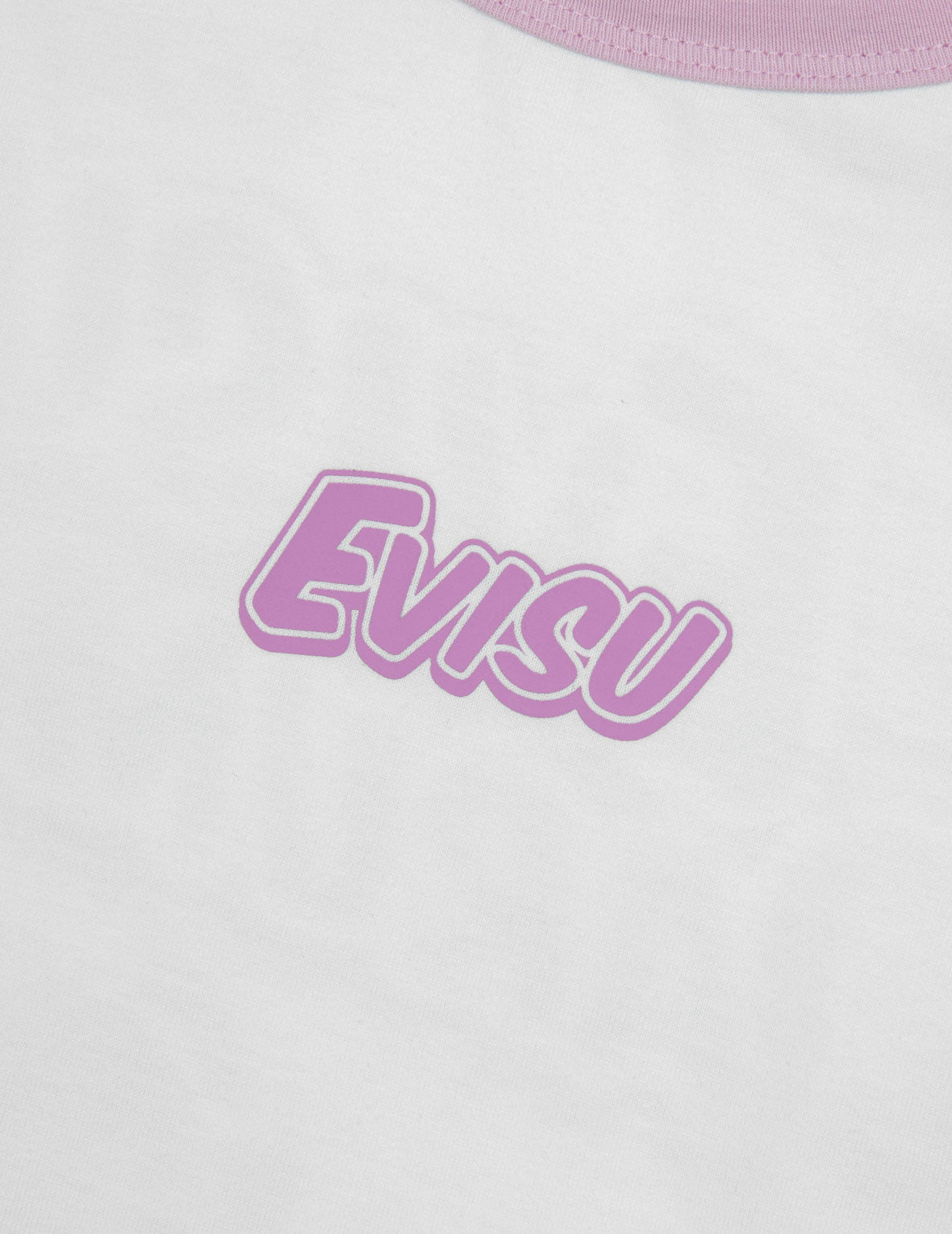 Logo and Takoyaki Daruma Print Regular Fit Ringer T-shirt