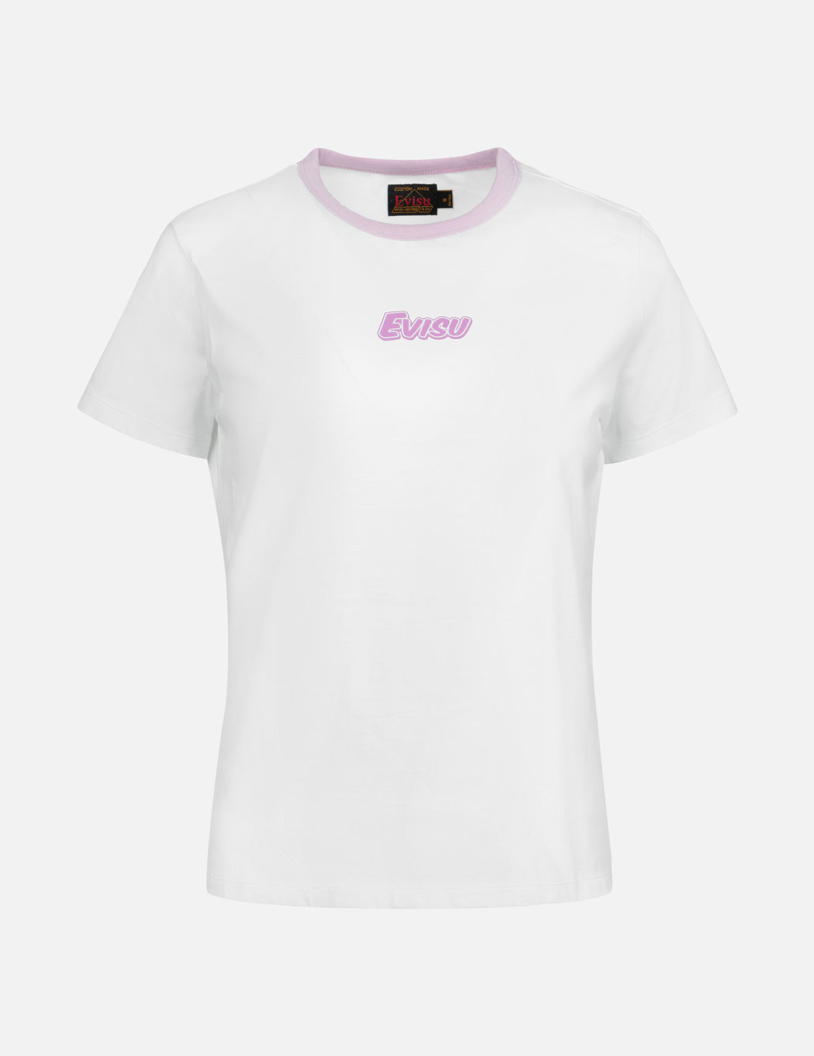 Logo and Takoyaki Daruma Print Regular Fit Ringer T-shirt